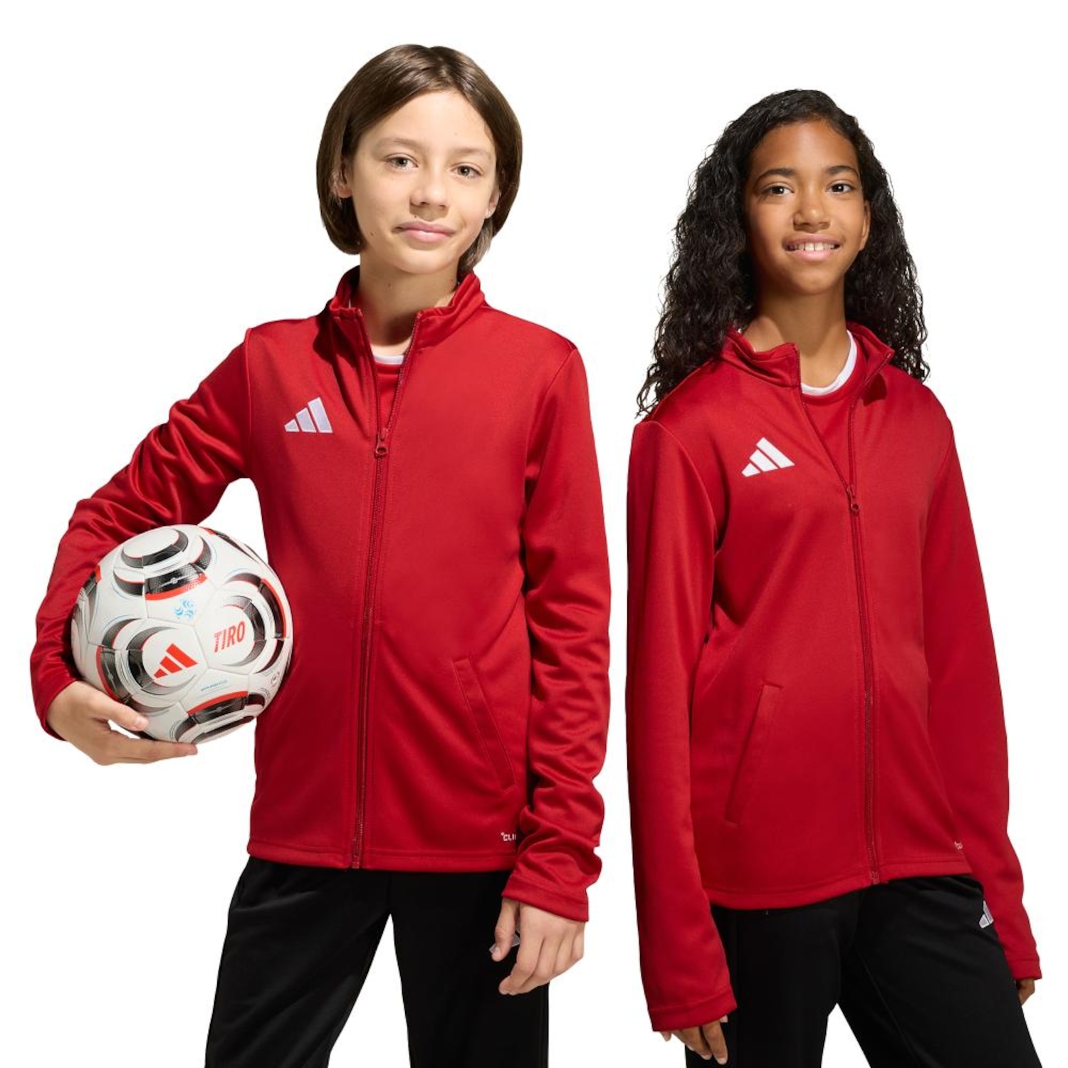 Jaqueta Adidas Entrada26 Infantil - Foto 1