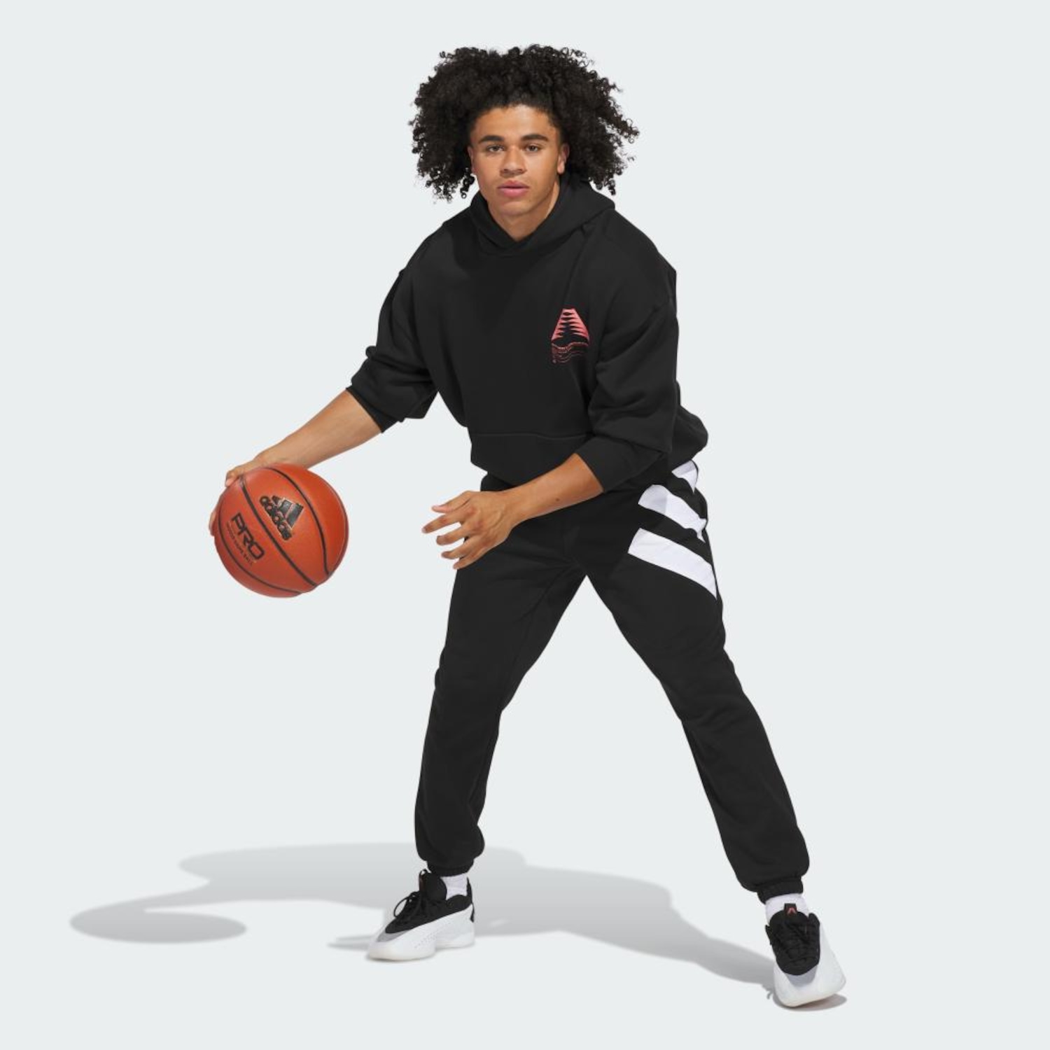 Blusão de Moletom adidas Anthony Edwards Schematic Masculino - Foto 4