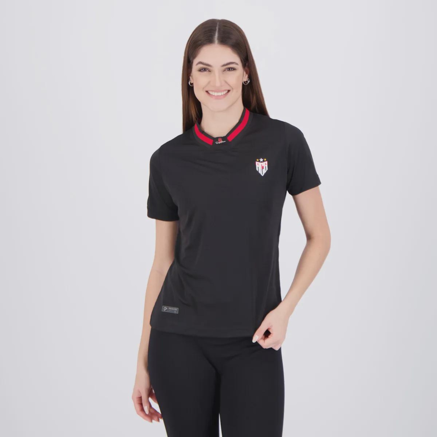 Camisa Do Atlético Goianiense Concentração 2024 Dragão Premium - FutFanatics - Feminina - Foto 1