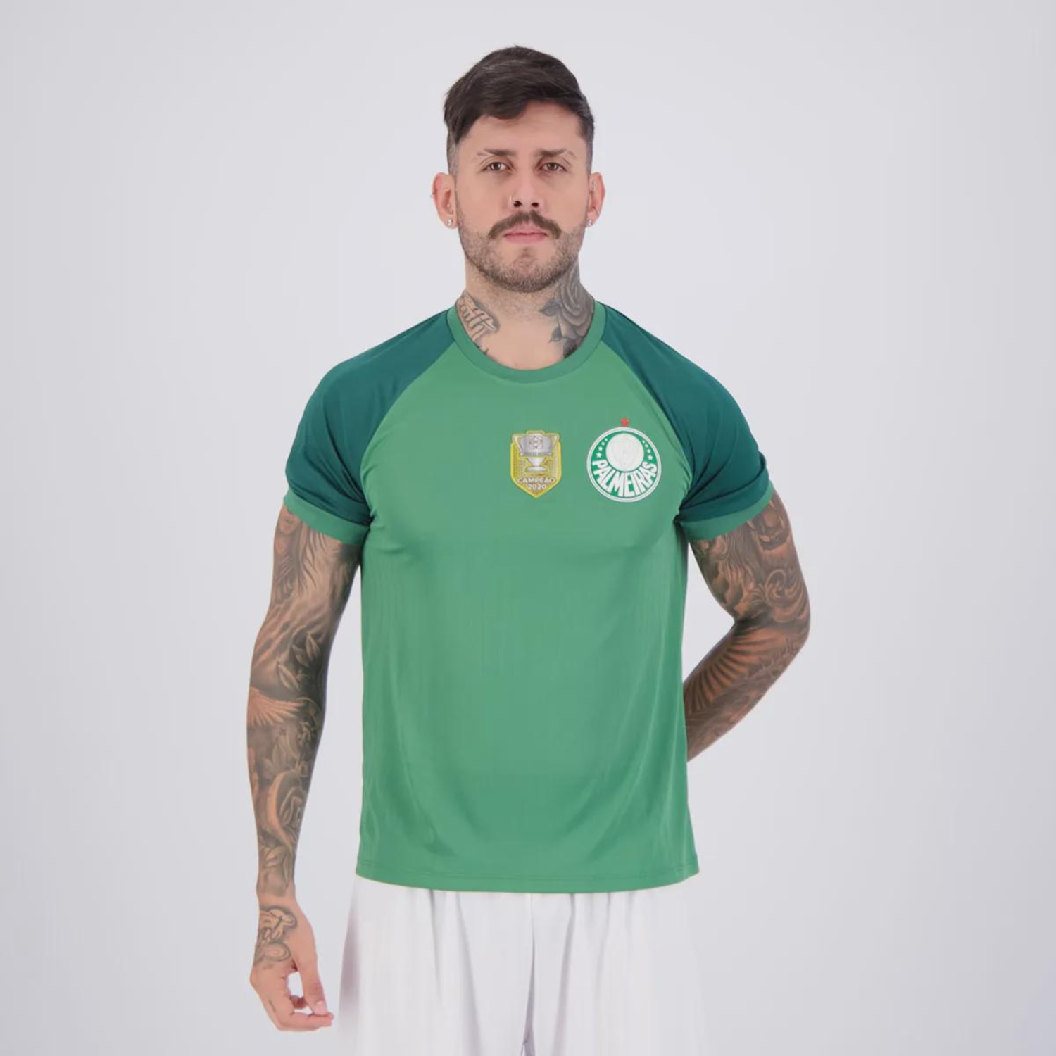 Camisa Do Palmeiras Line Escudo Patch Campeão Copa do Brasil 2020 - FutFanatics - Masculino - Foto 1