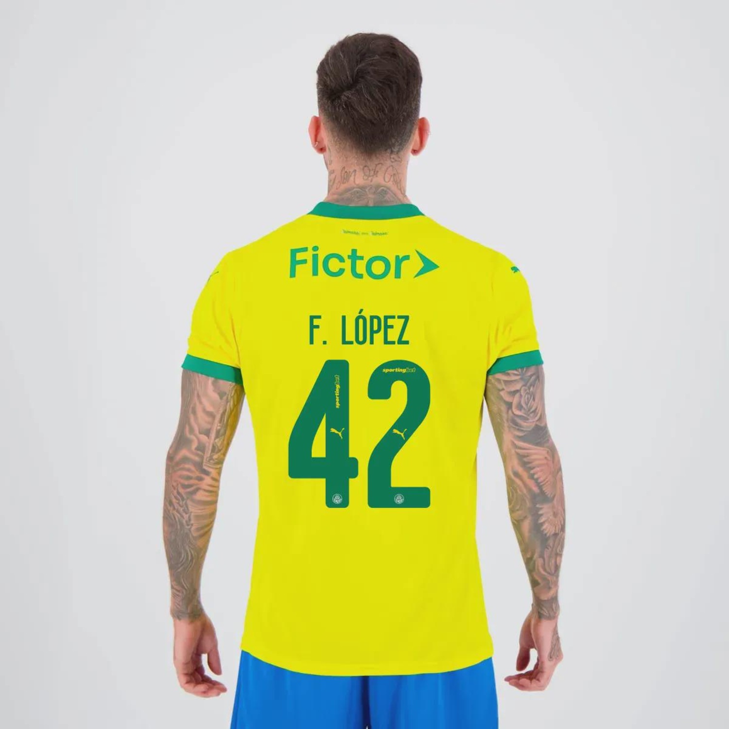 Camisa Do Palmeiras III 2025 42 Flaco López - Puma - Masculino - Foto 1