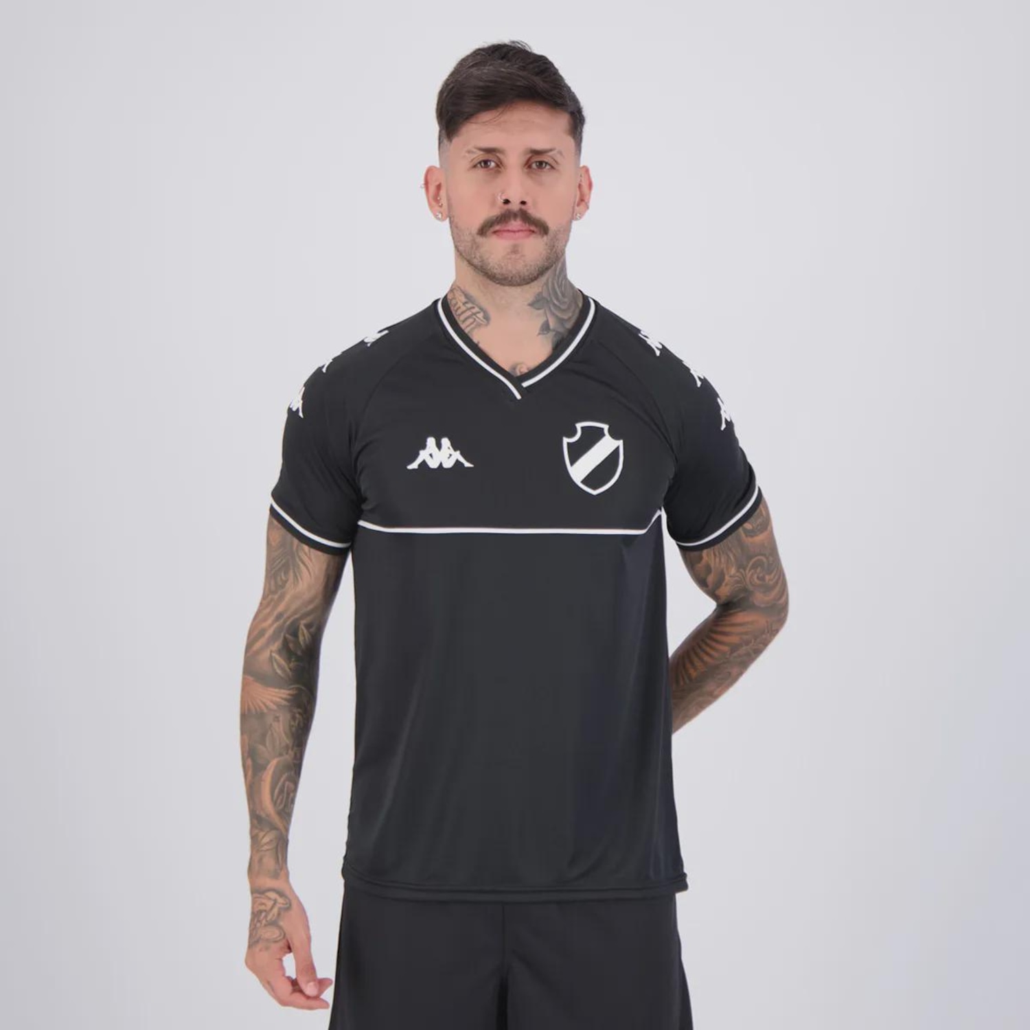 Camisa do Vasco Supporter Monochromatic Kappa Masculina - Foto 1