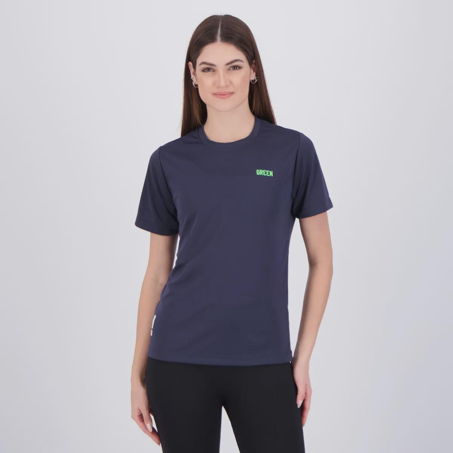 Camisa Gr33n Goiás 2023 Basic Feminina - Foto 1