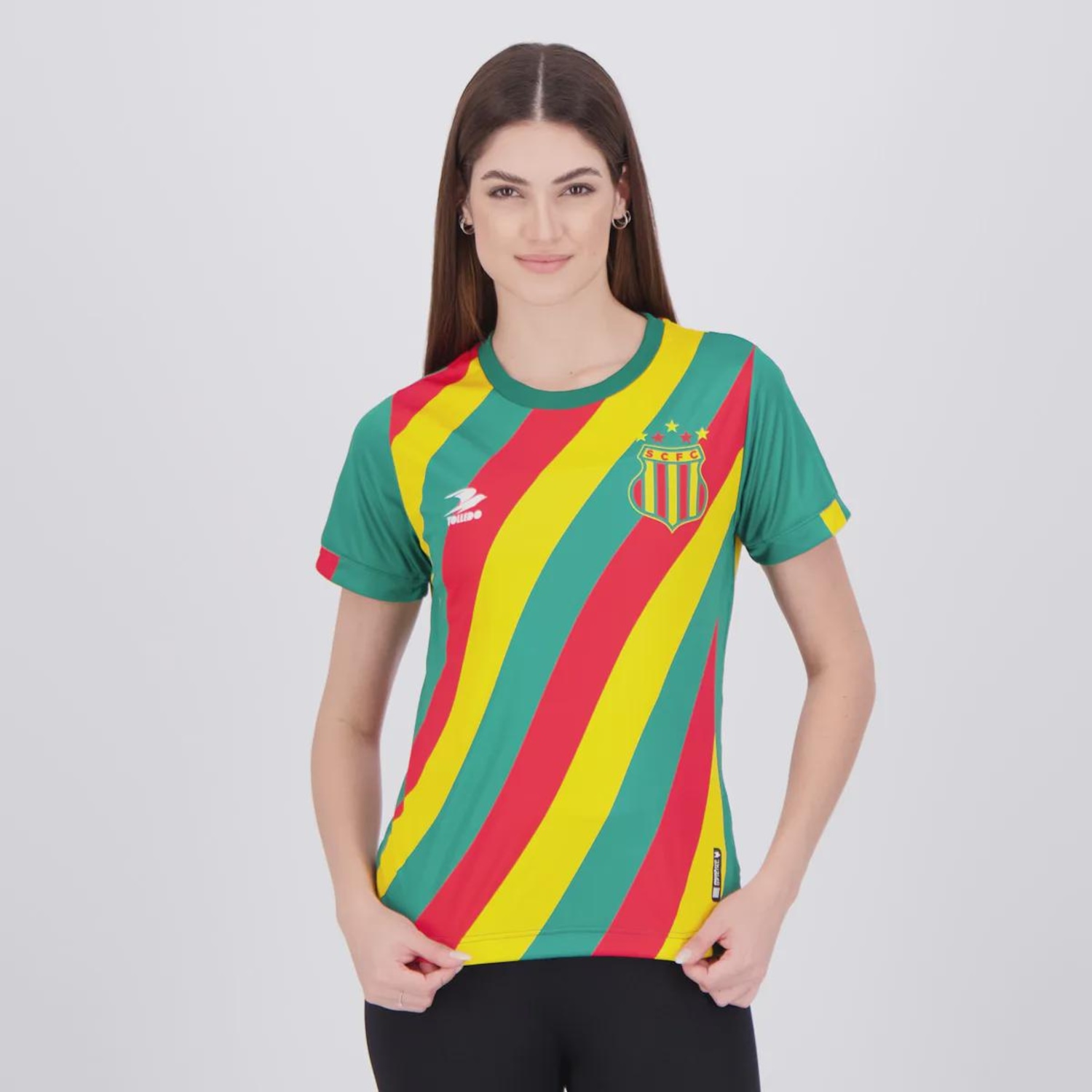 Camisa Tolledo Sports Sampaio Corrêa FC I 25/26 Feminina - Foto 1