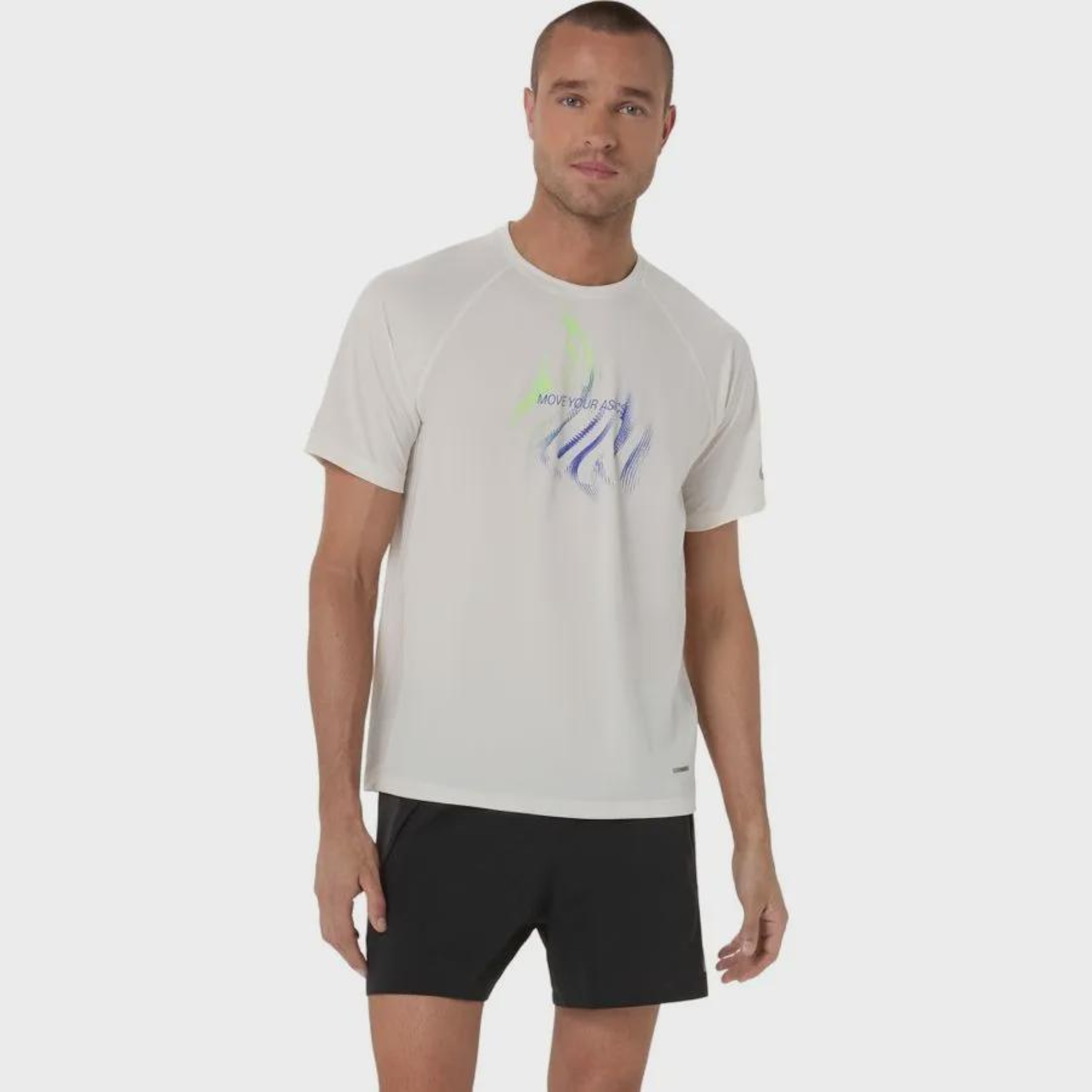 Camiseta ASICS Road Graphic Masculino - Foto 1