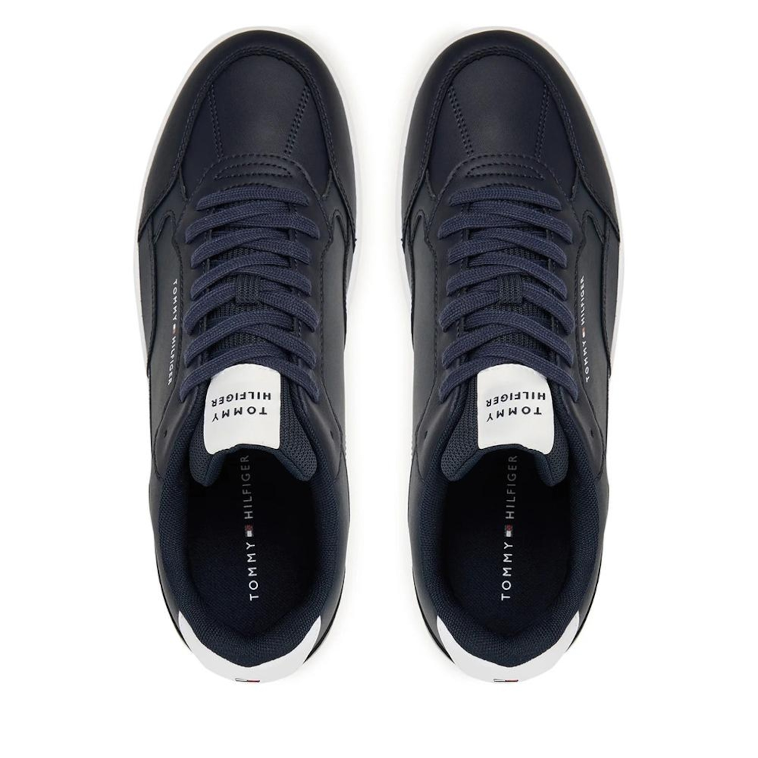 Tênis MasculinoTommy Hilfiger TH Basket Core Stripes Desert Sky - Foto 4