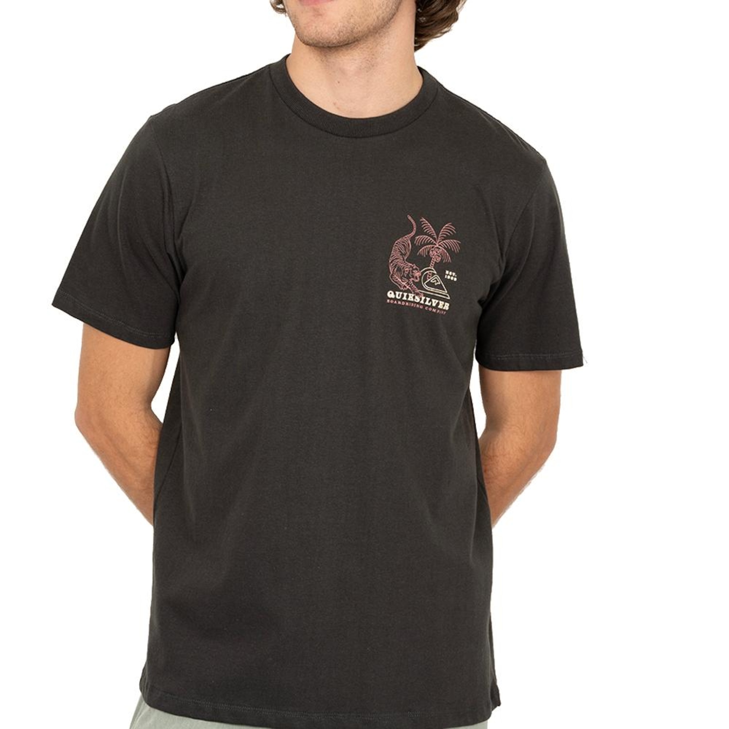 Camiseta Quiksilver Tiger Masculina - Foto 1