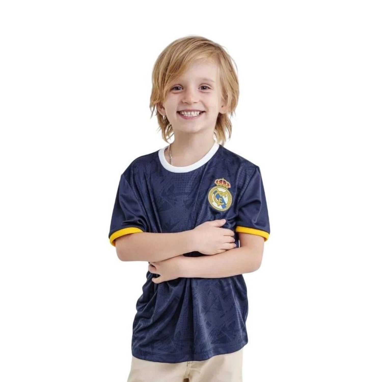 Camiseta Do Real Madrid King Braziline - Infantil - Foto 1