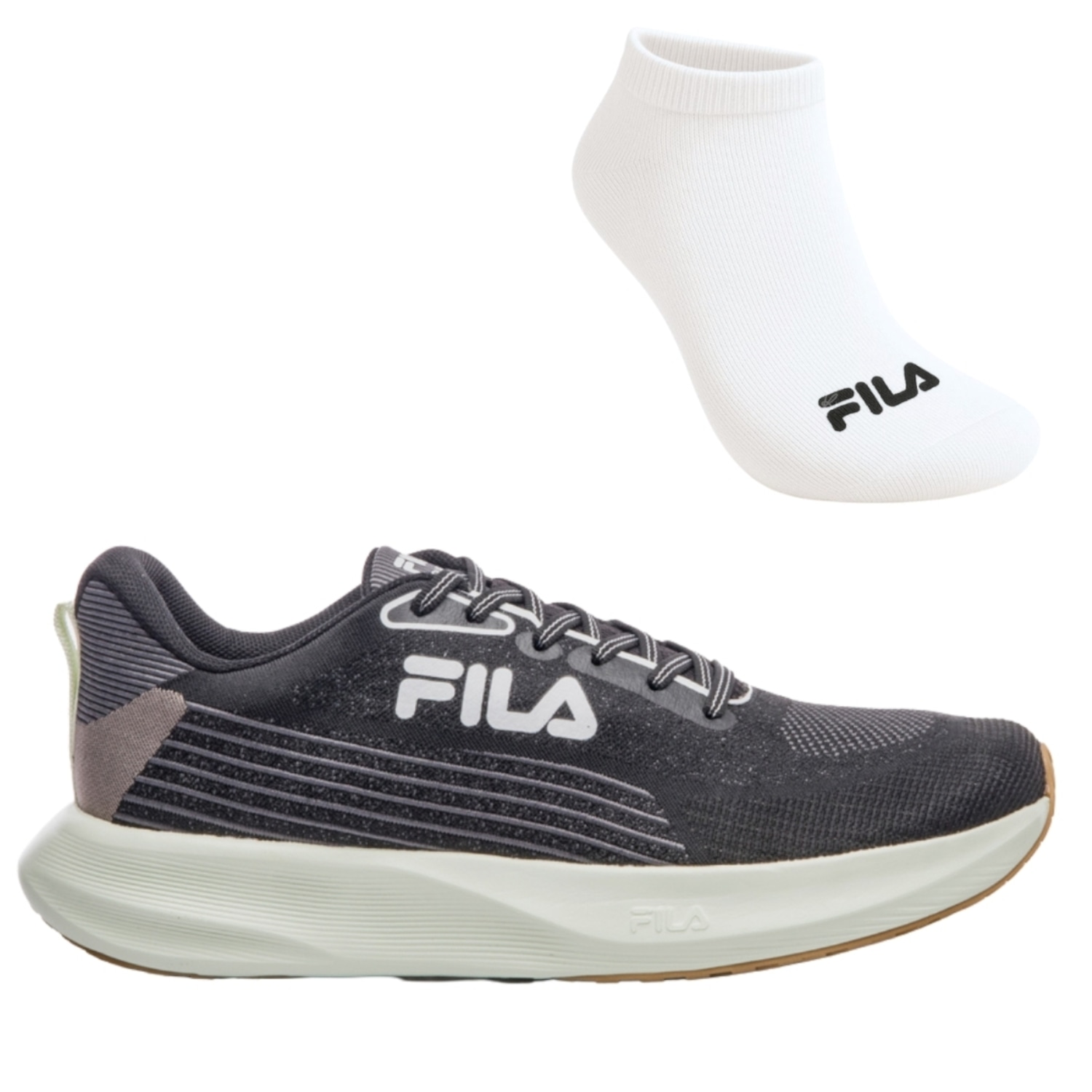 Kit Tênis Masculino Fila Endurance + 1 Par de Meia - Foto 1