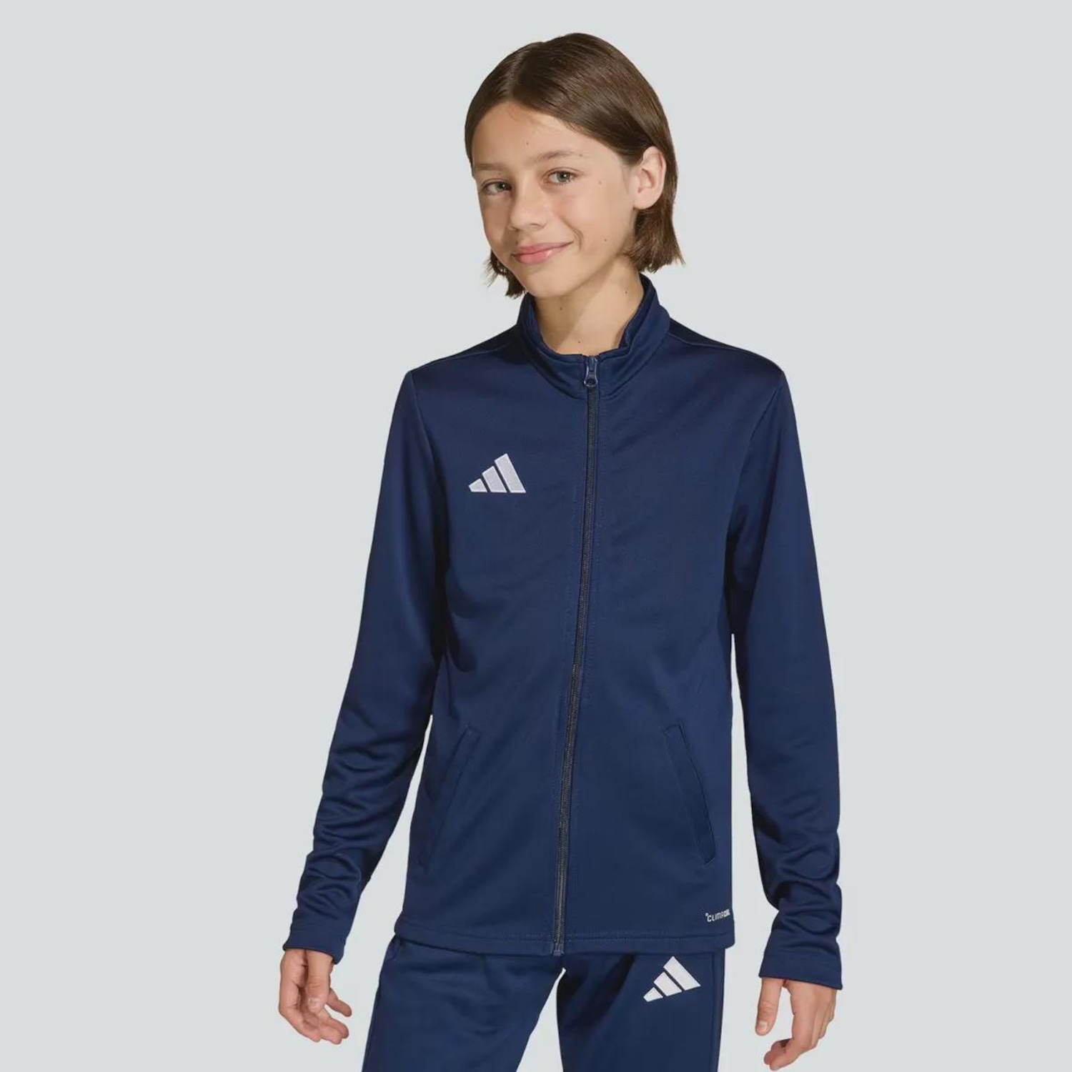Jaqueta adidas Entrada 26 Infantil - Foto 1