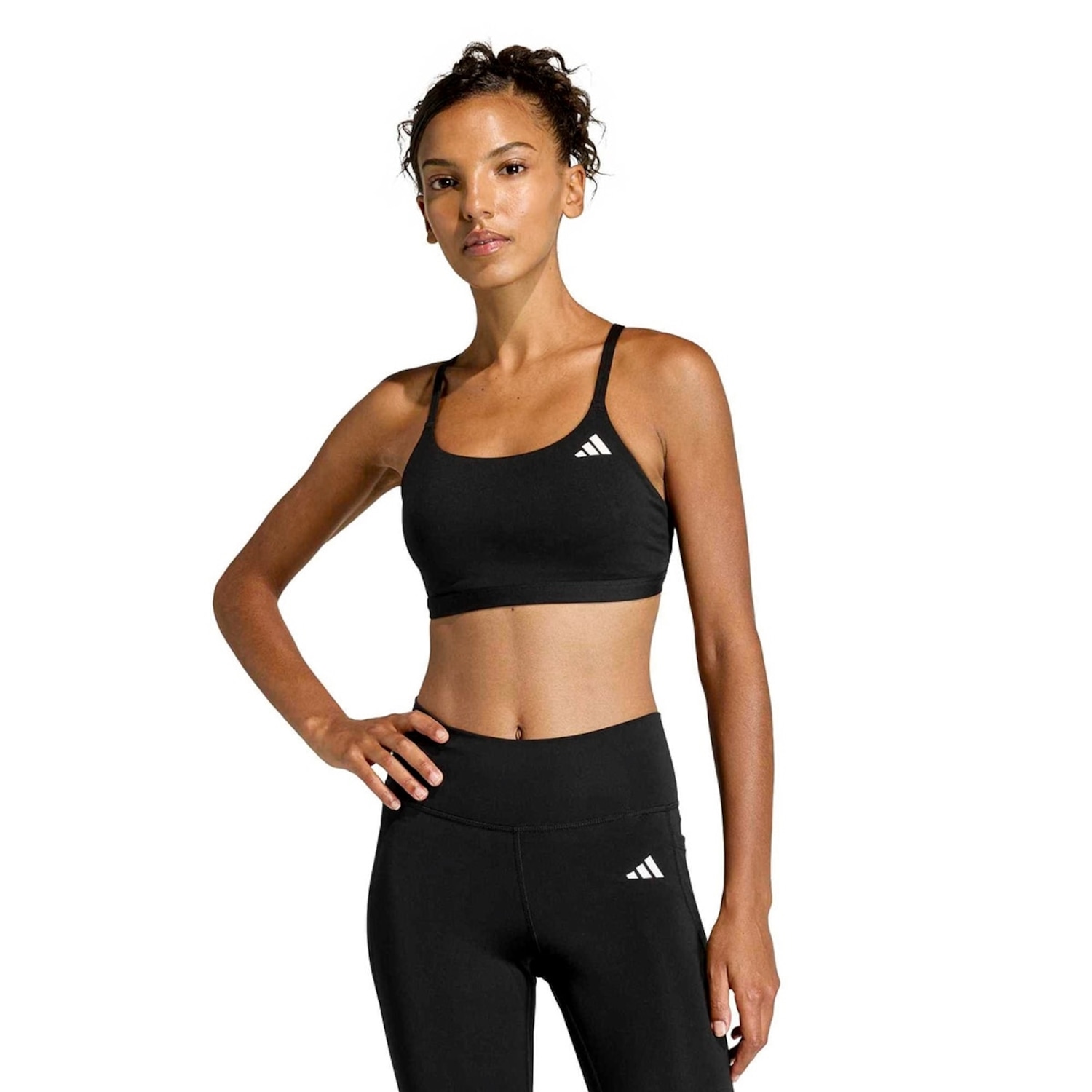 Top adidas Optime Essentials Workout Feminino - Foto 1
