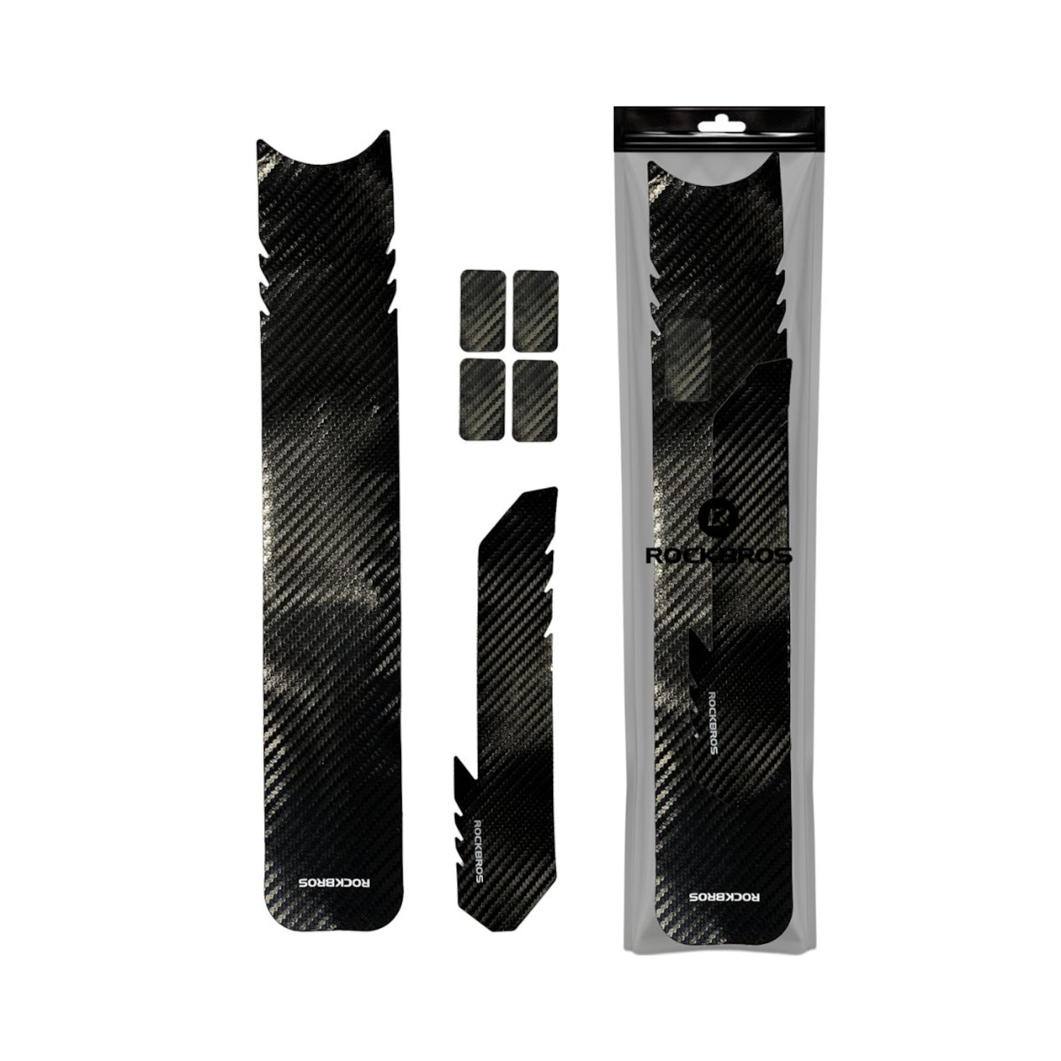 Kit Protetor Quadro Corrente Bicicleta MTB Speed RockBros - Foto 1