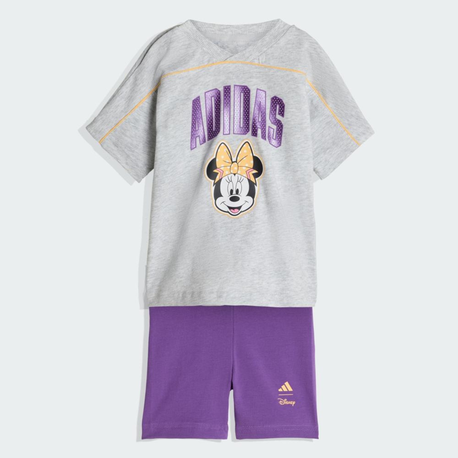 Conjunto Camiseta e Parte de Baixo adidas Disney Minnie Mouse Infantil - Foto 3