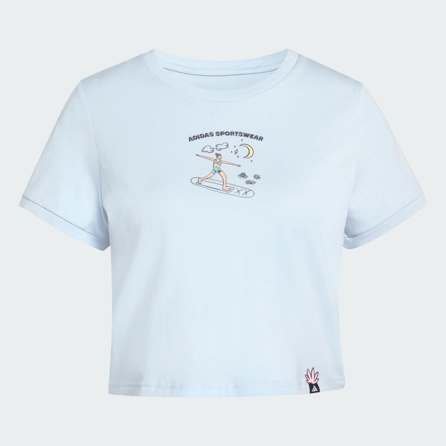Camiseta adidas Doodle 2 Feminina - Foto 2