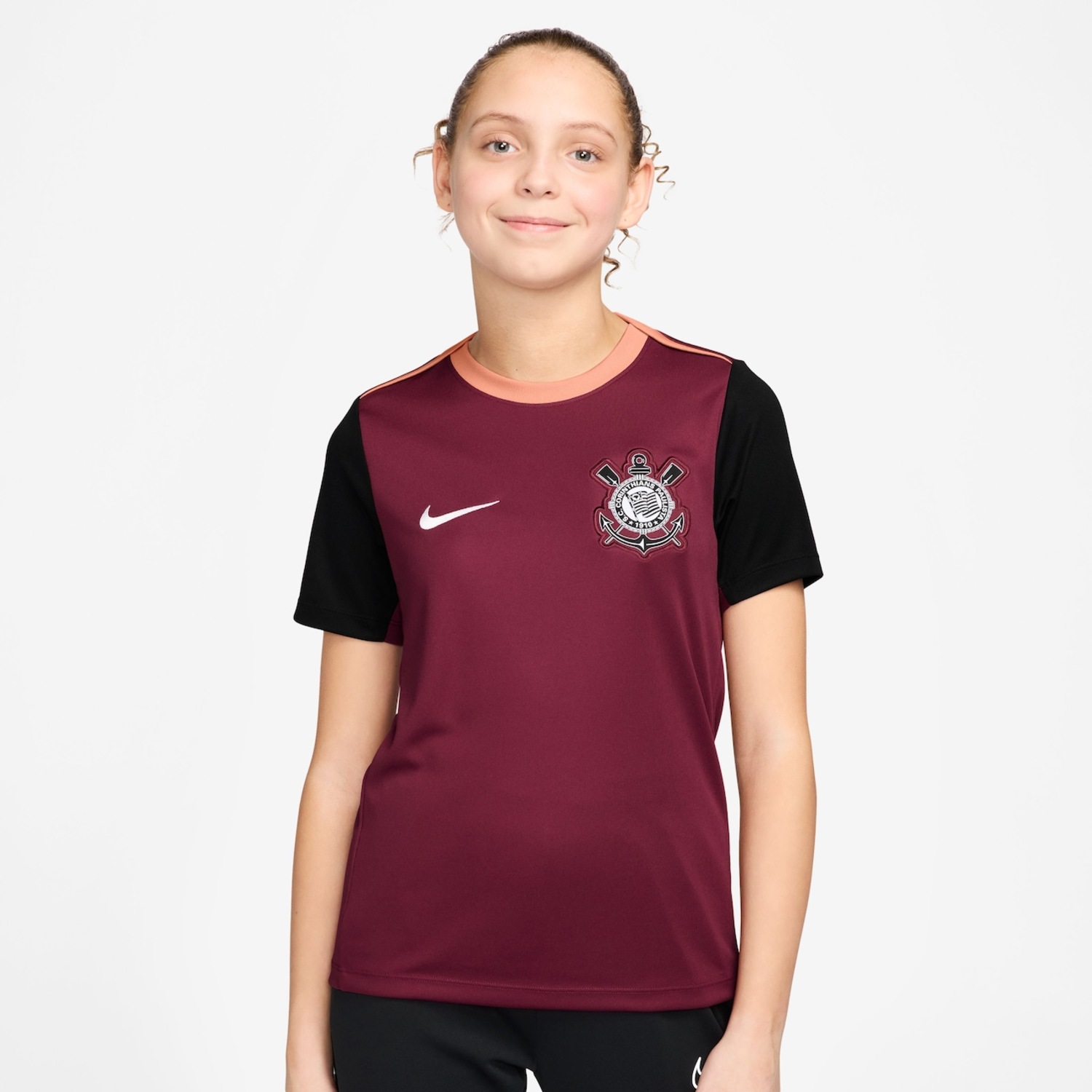 Camiseta Corinthians Nike 2026 Treino Infantil - Foto 1