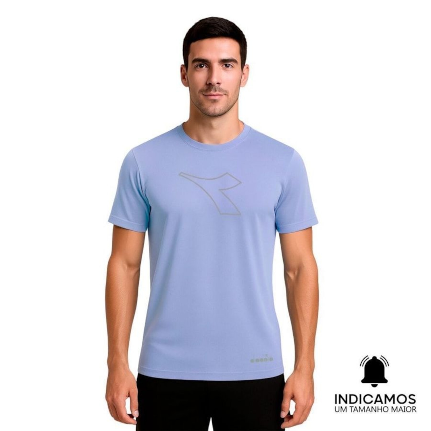 Camiseta Diadora Big Logo Icon Masculina - Foto 1