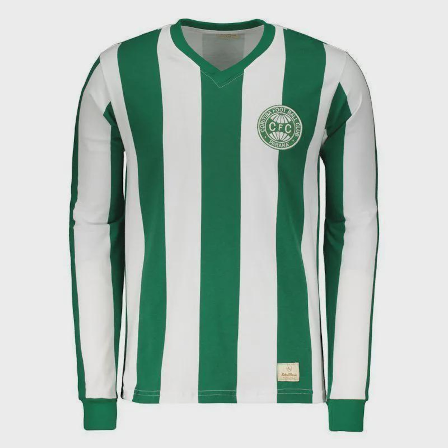 Camisa Do Coritiba Retrô 1985 Manga Longa Masculina - Foto 1