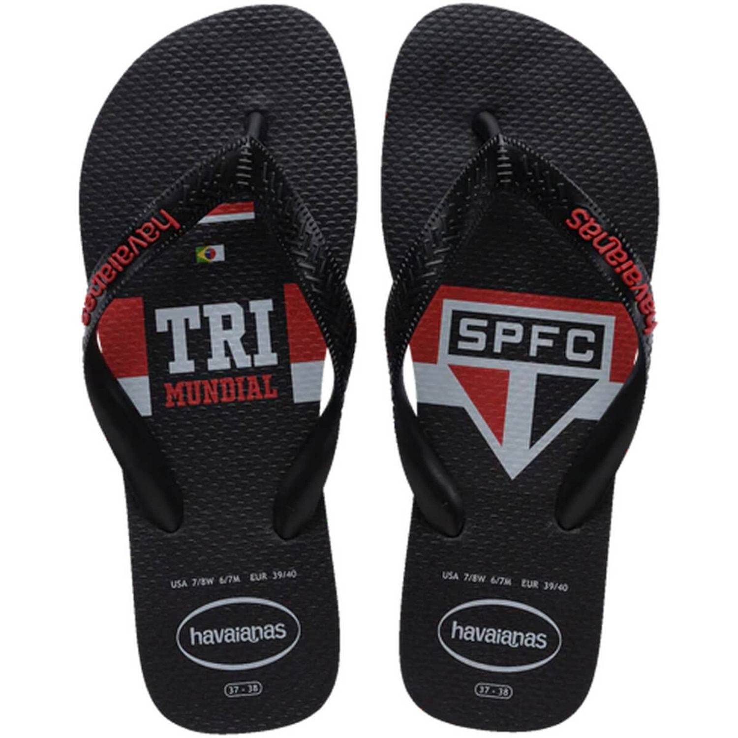 Chinelo Havaianas Top Times São Paulo - Foto 1
