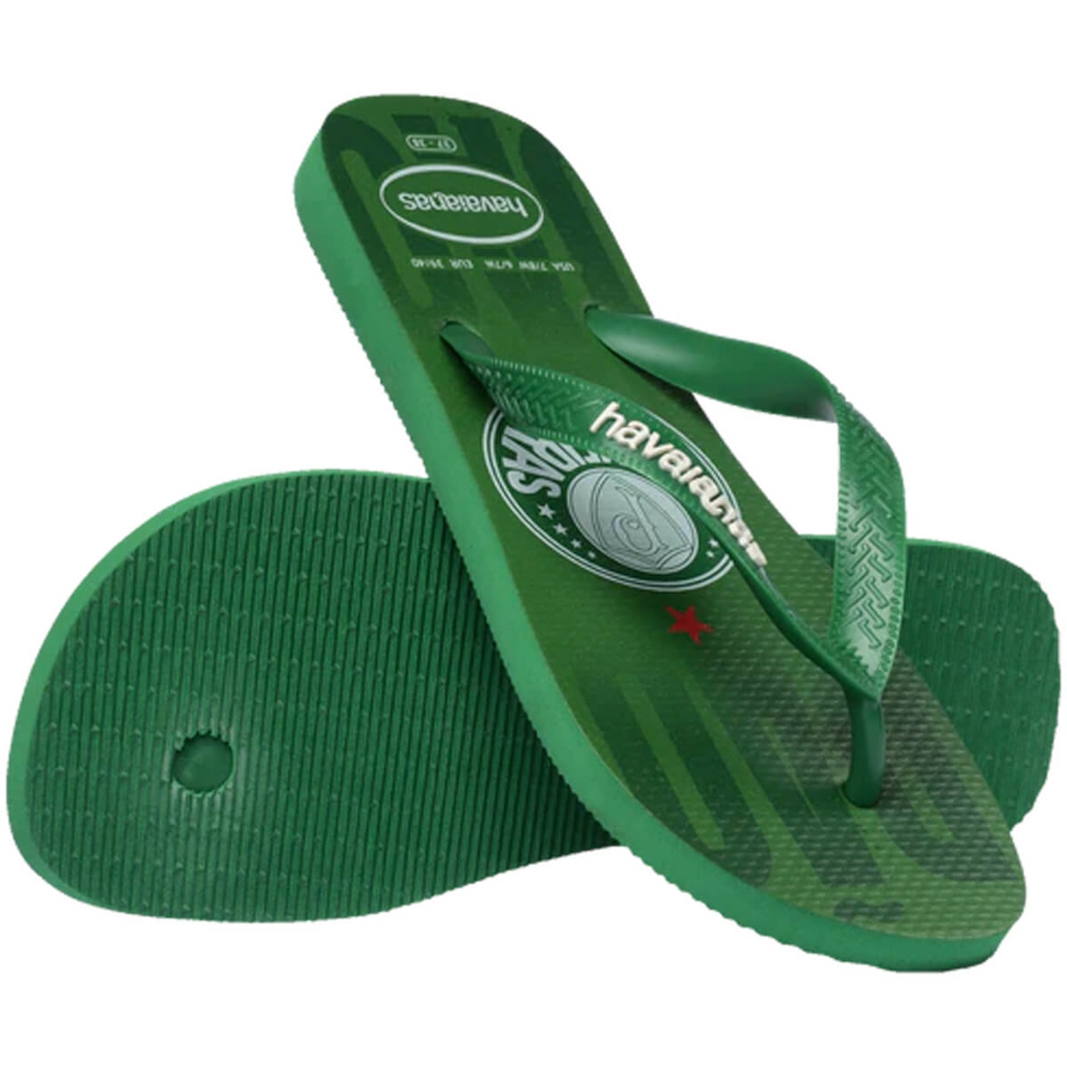 Chinelo Havaianas Top Times Palmeiras - Foto 3