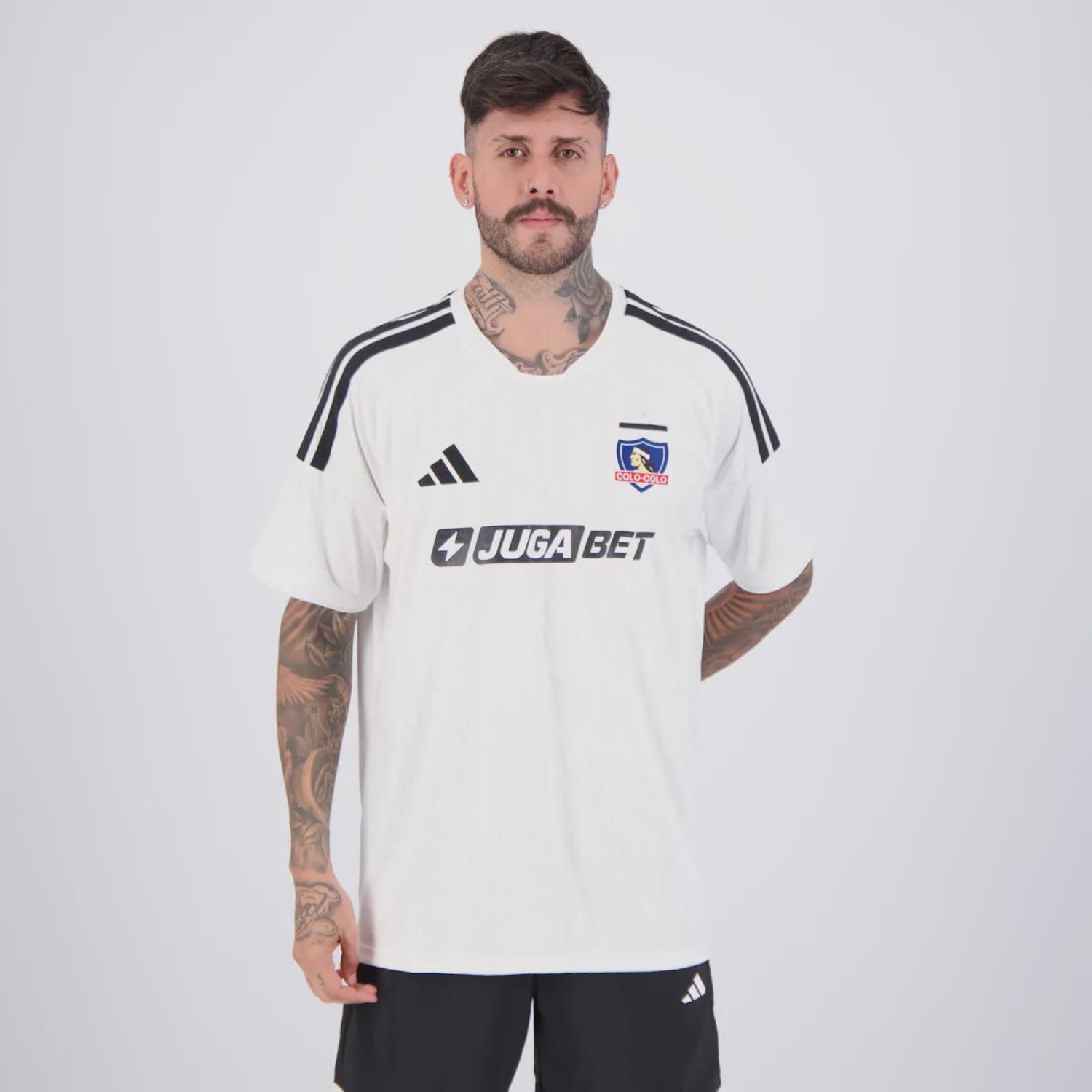Camisa Colo-Colo I 26/27 adidas Masculina - Foto 1