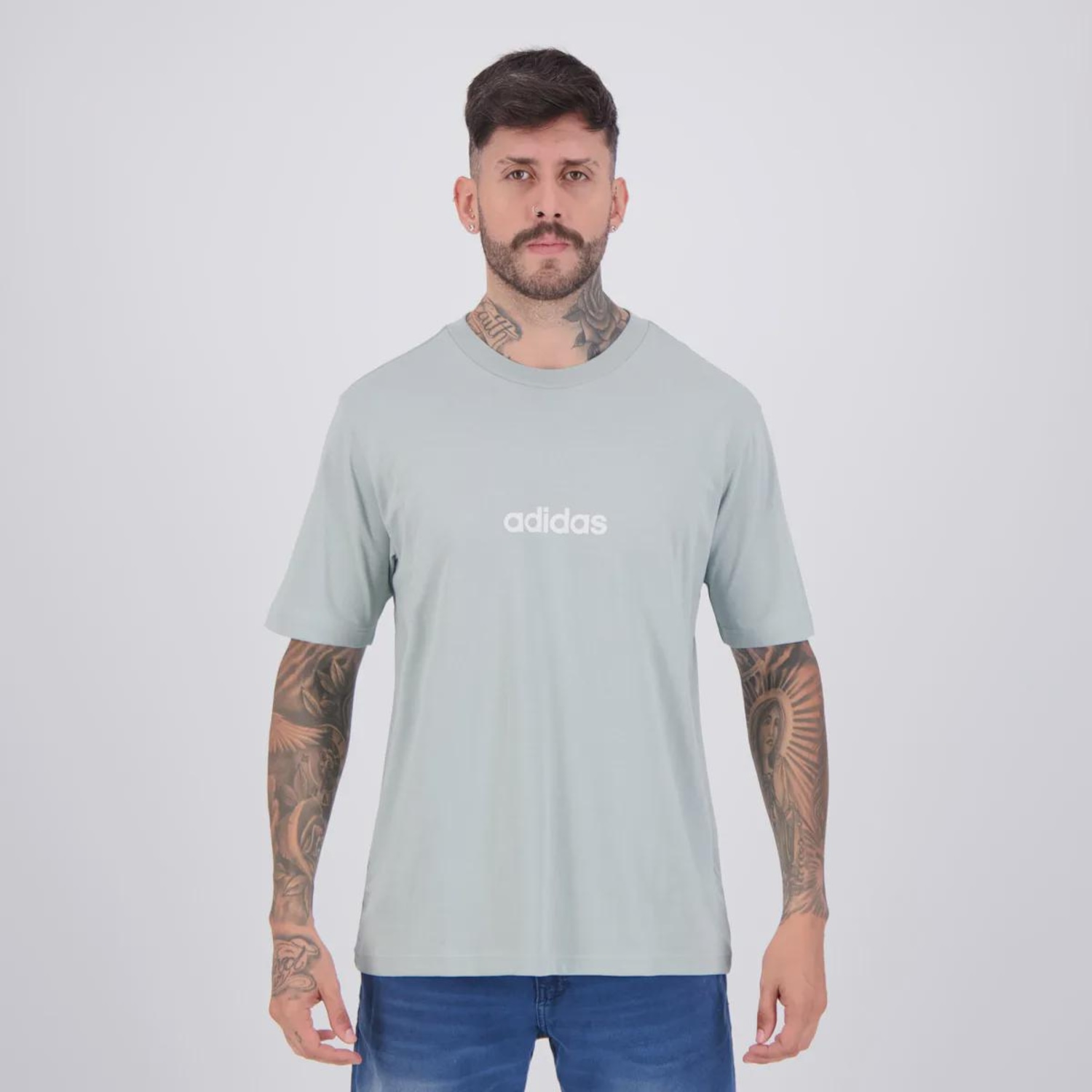 Camiseta adidas Logo Linear Masculina - Foto 1