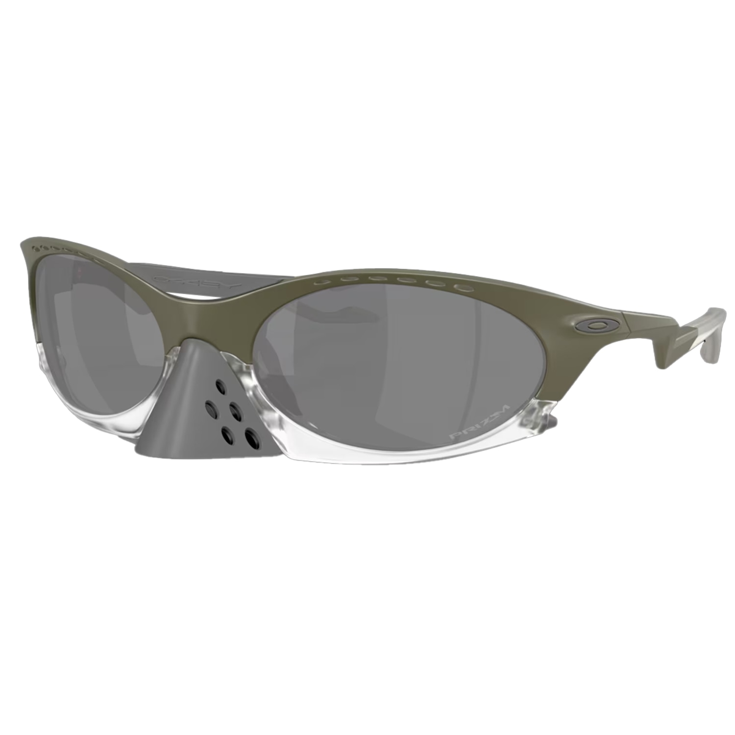 Óculos Oakley Plantaris Matte Moss Green/ Lente Prizm Black - Foto 1