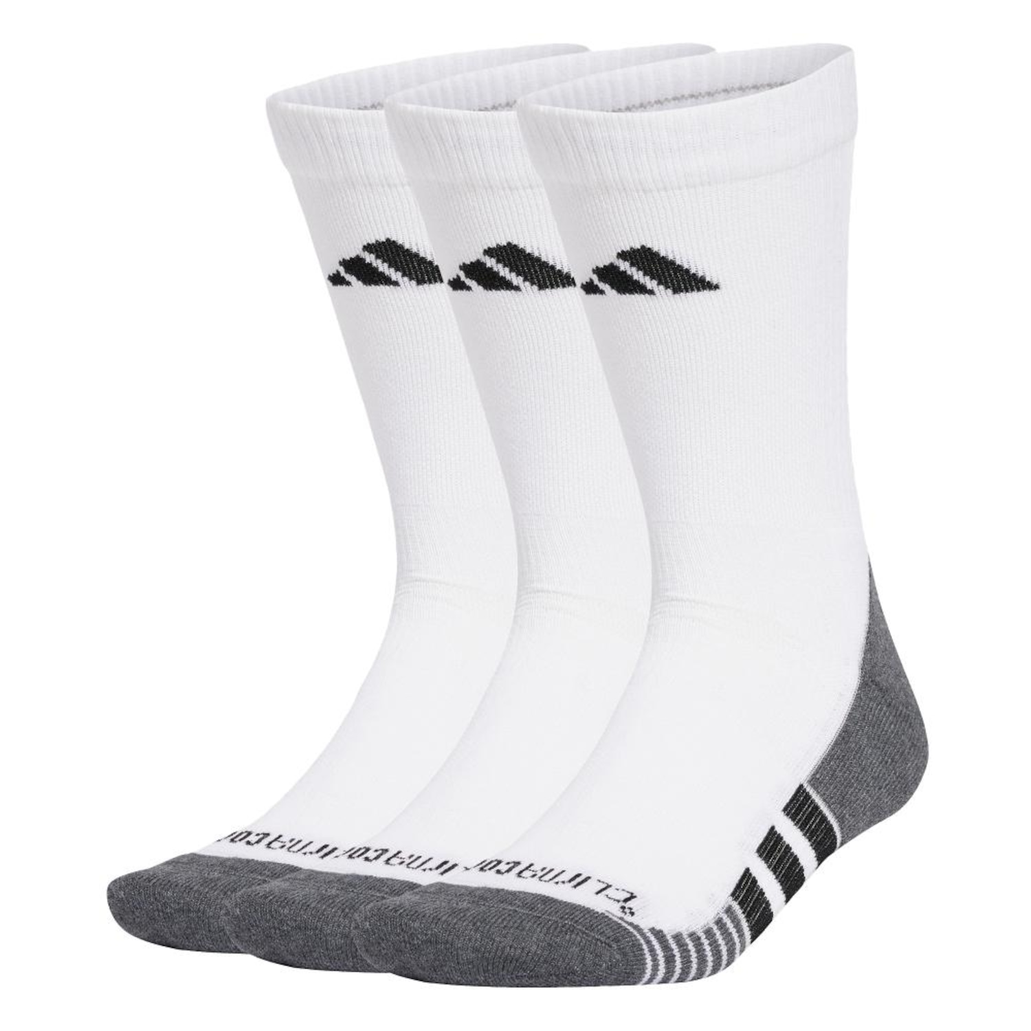 Meia adidas Acolchoadas Performance Climacool 3 Pares - Unissex - Foto 1
