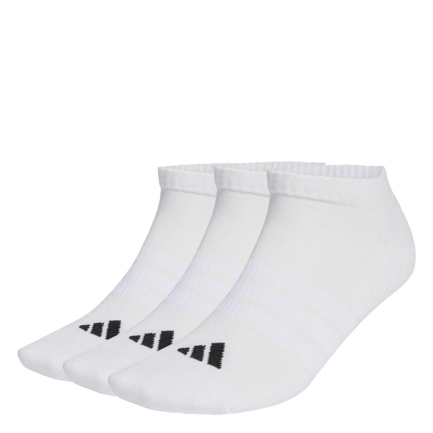 Meia Cano Baixo com Amortecimento adidas Essentials Unissex - 3 Pares - Foto 1