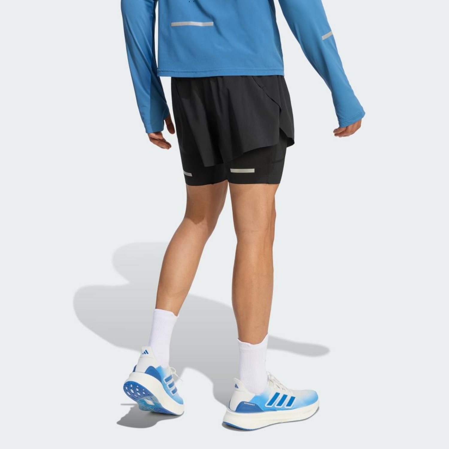 Short adidas adi365 Climacool+ 2 em 1 com 4 bolsos Masculino - Foto 3