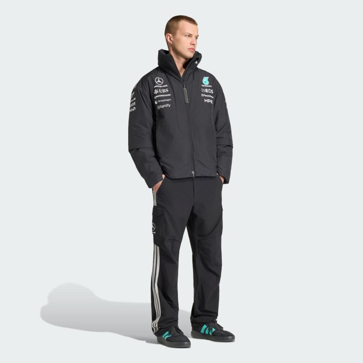 Jaqueta adidas Mercedes - AMG Petronas F1 Team Engineers Masculina - Foto 4