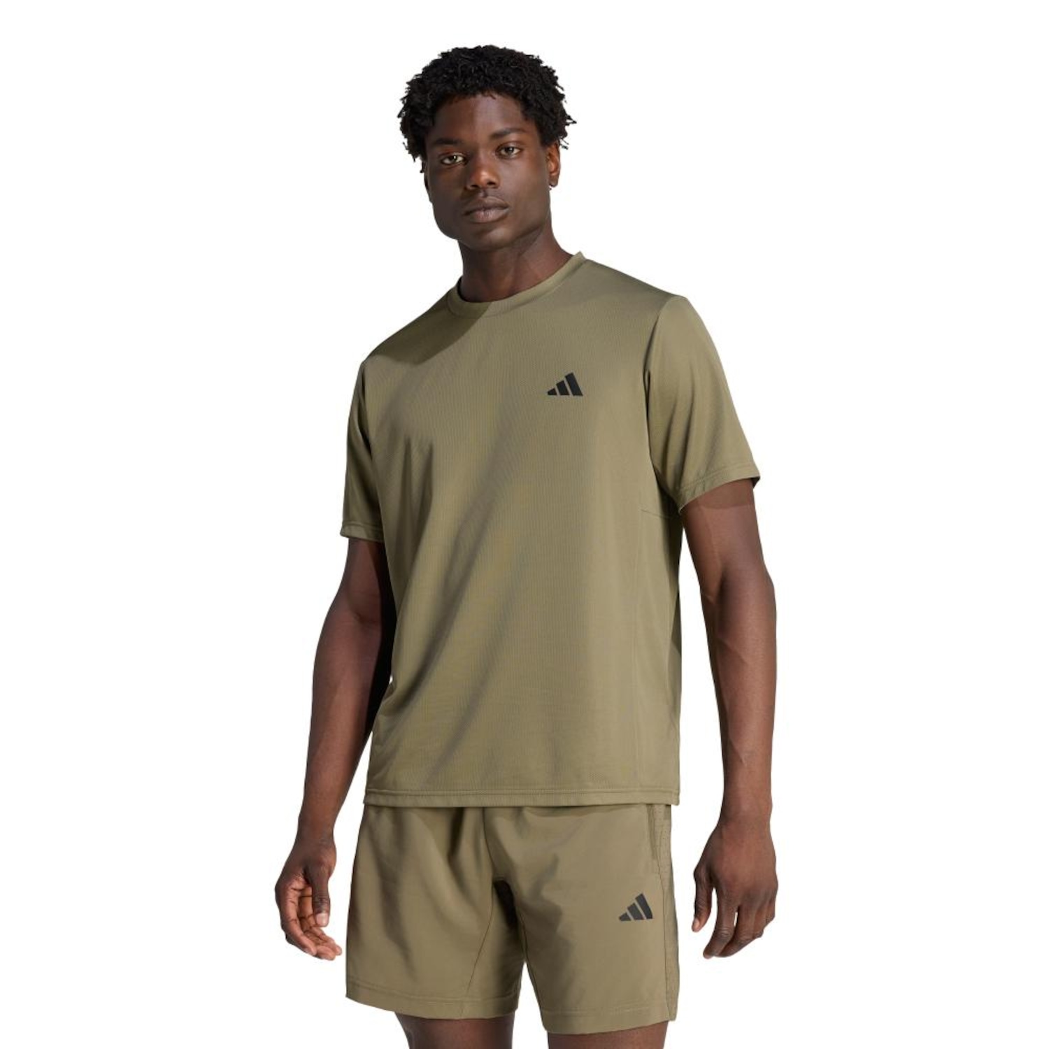 Camiseta adidas Workout Essentials Base Masculina - Foto 1