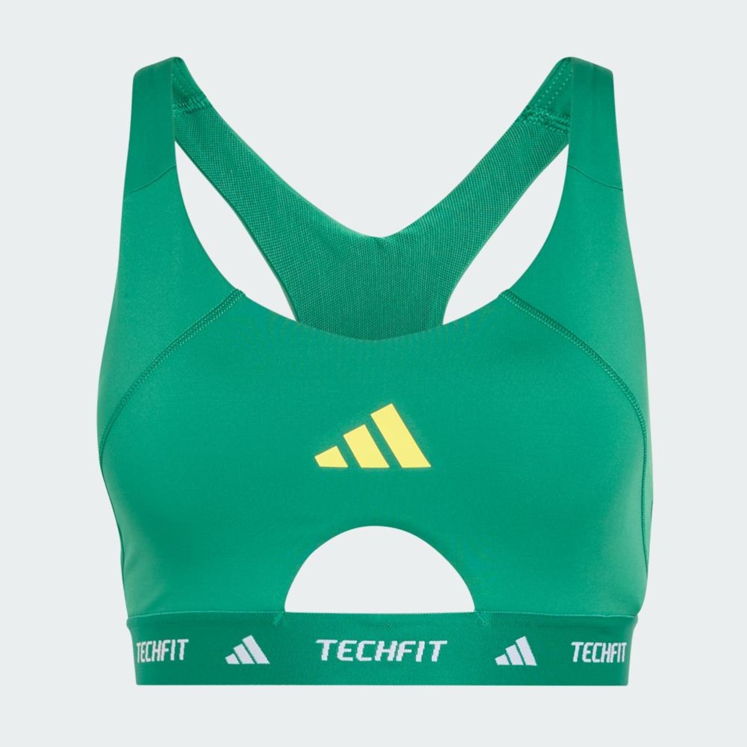 Top Suporte Médio adidas Techfit Workout Color Block Feminino - Foto 2
