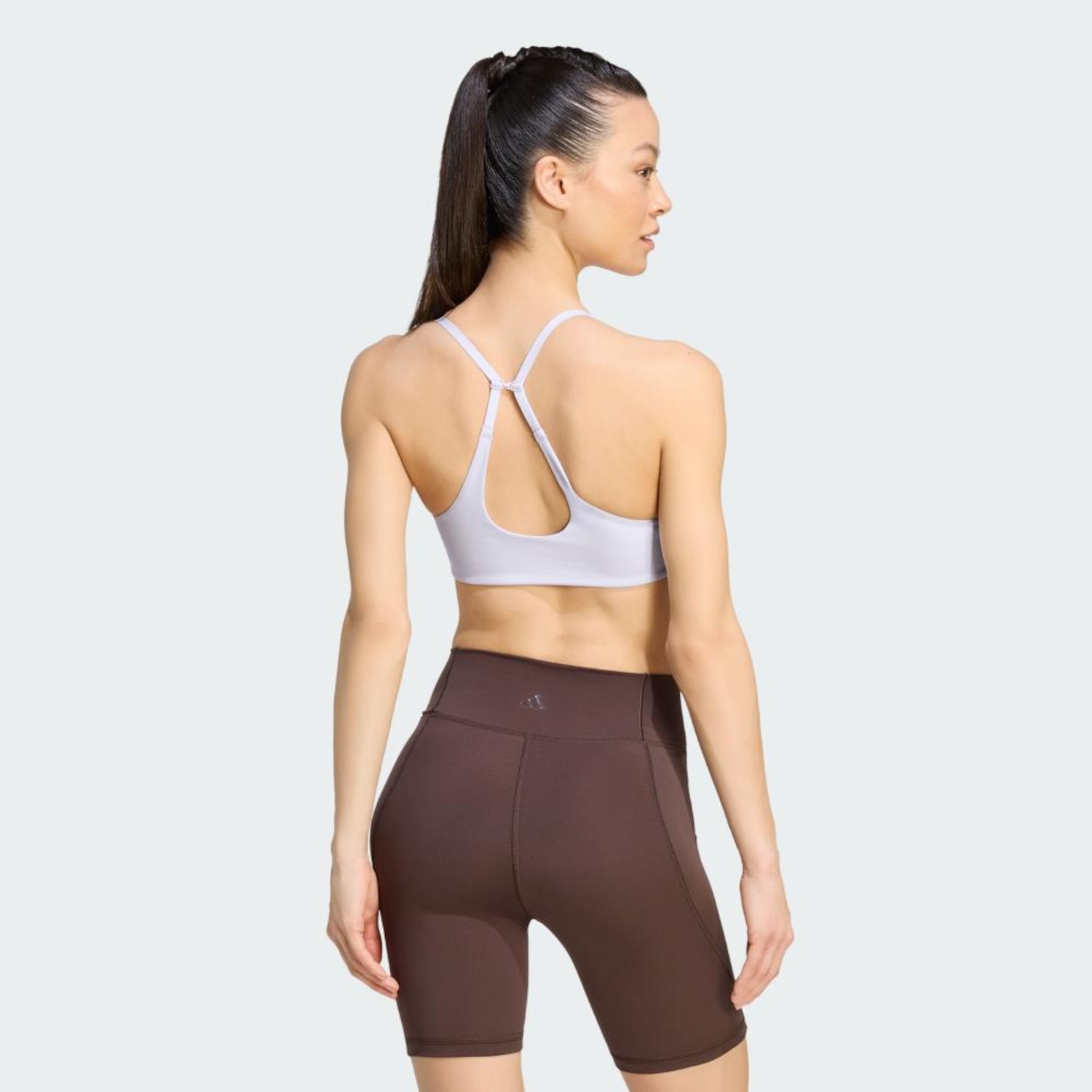 Top adidas Sustentação Leve Optime Essentials Workout Feminino - Foto 3