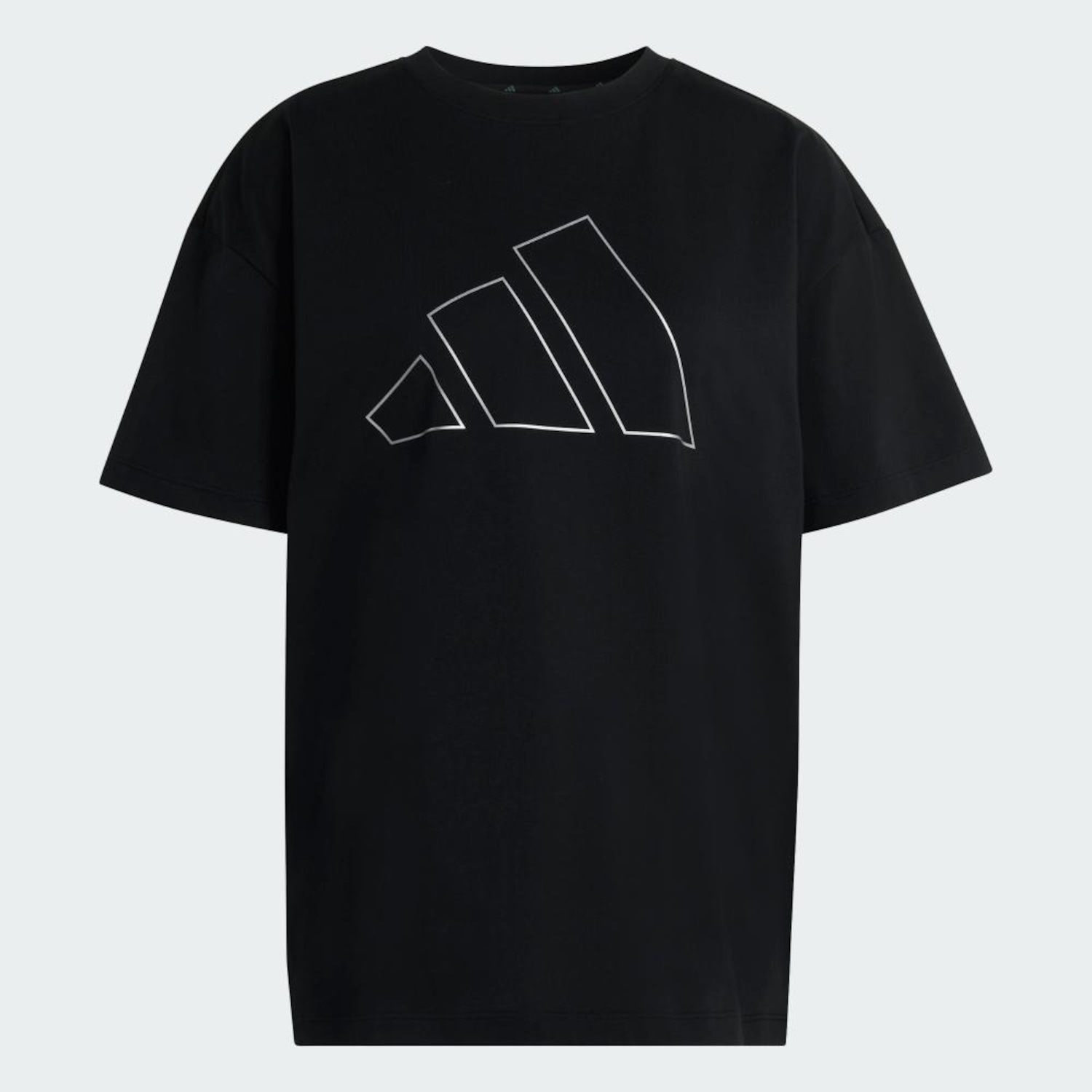 Camiseta adidas Oversized Logo Power Essentials Workout Feminino - Foto 2