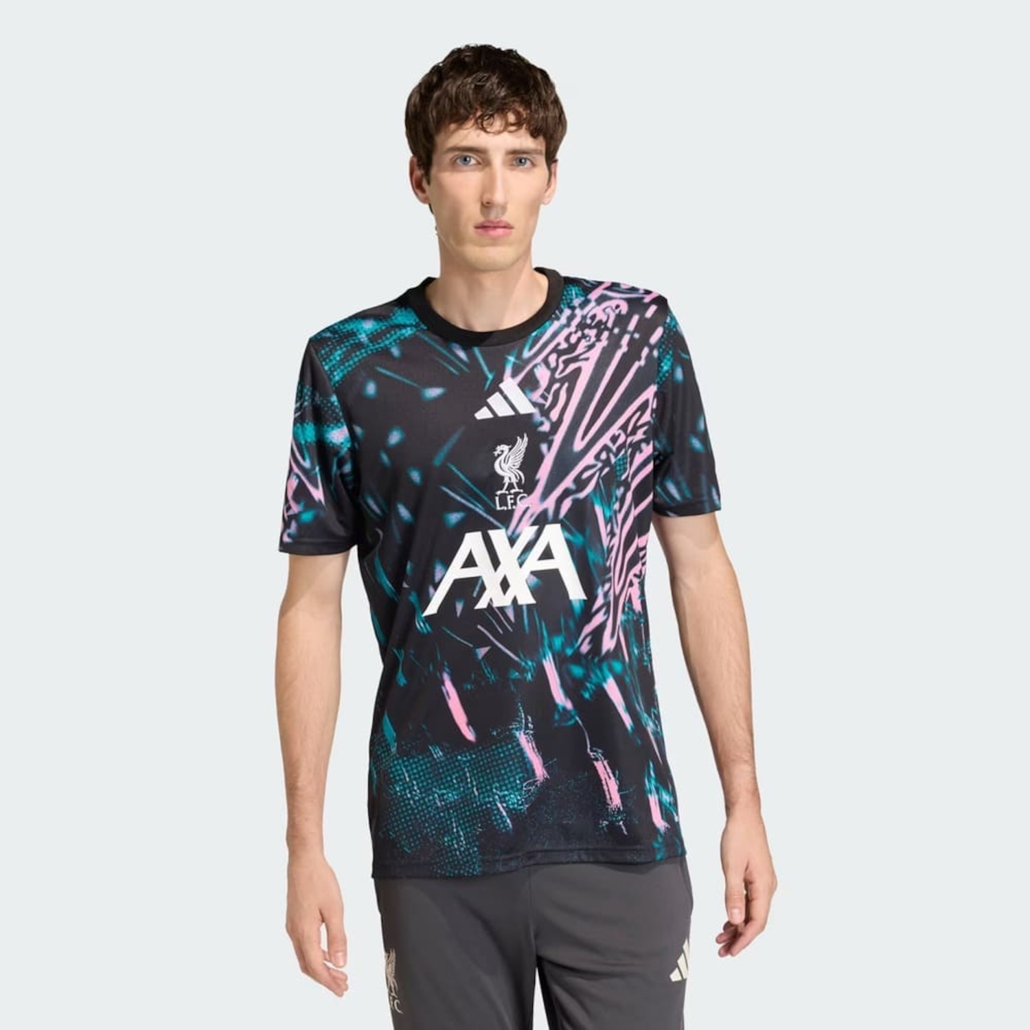 Camisa Liverpool Pré Jogo adidas 25/26 Masculina - Foto 1