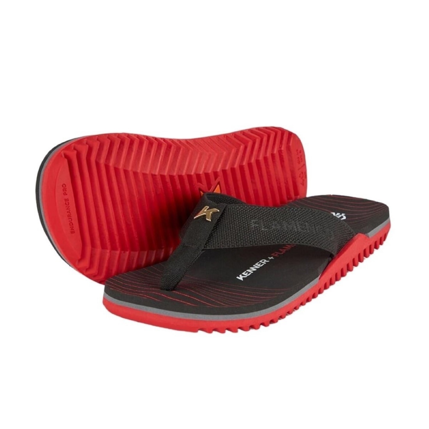 Chinelo Do Flamengo Kenner NK6 Pro Collab  - Masculino - Foto 1
