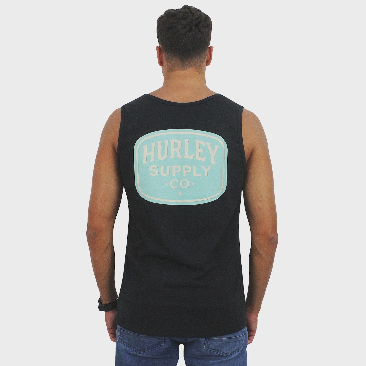 Camiseta Regata Hurley Supply Co Black - Masculina - Foto 2