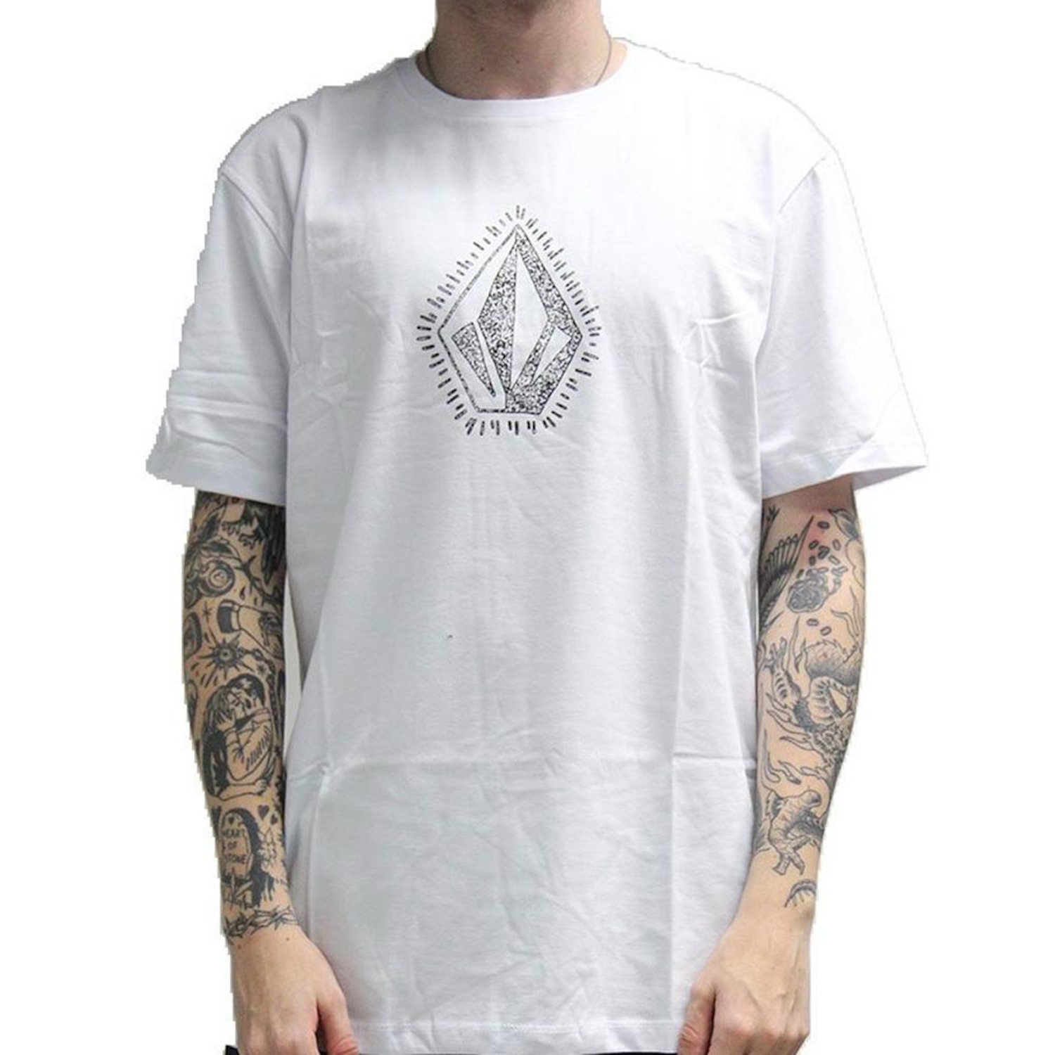 Camiseta Volcom Oxide Masculina - Foto 1