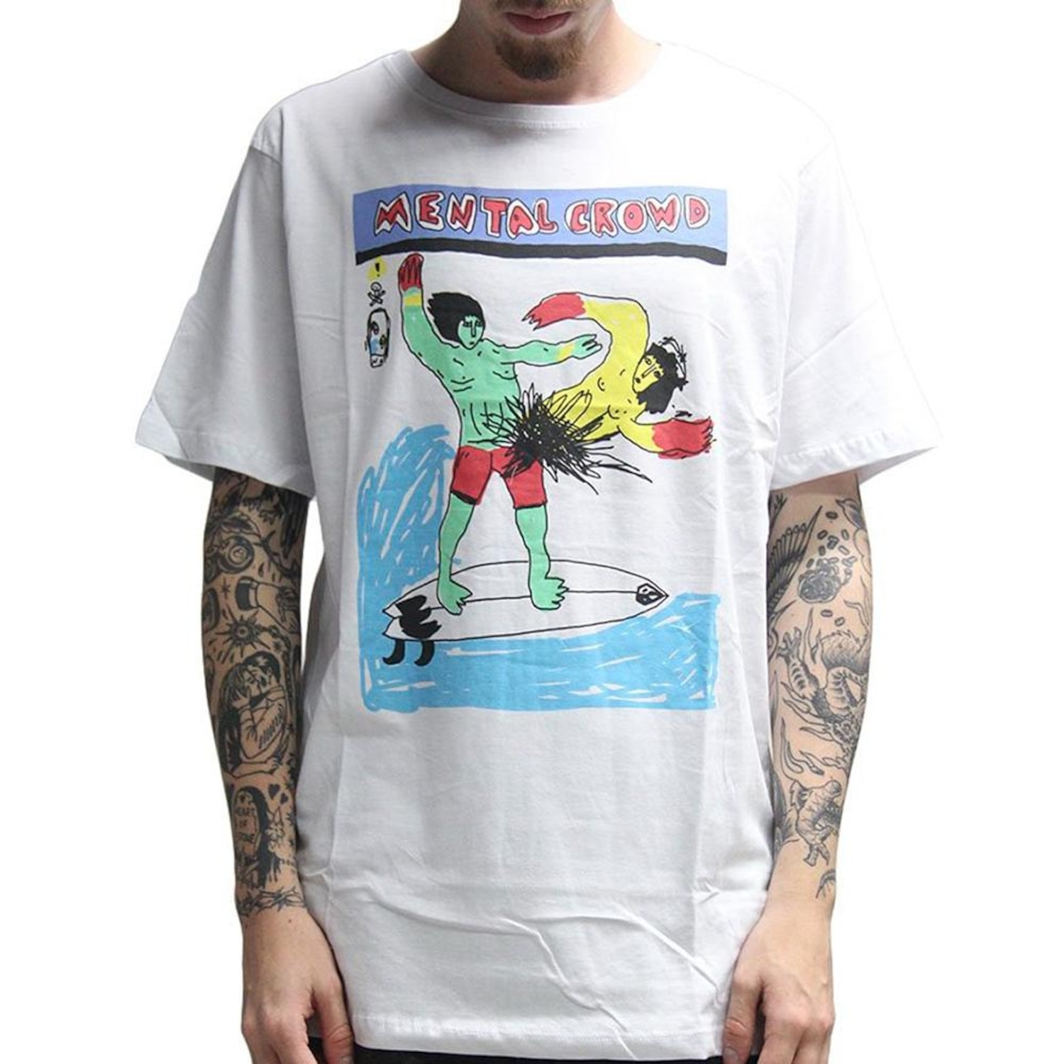 Camiseta Volcom Mental Crowd SM26 Masculina - Foto 1