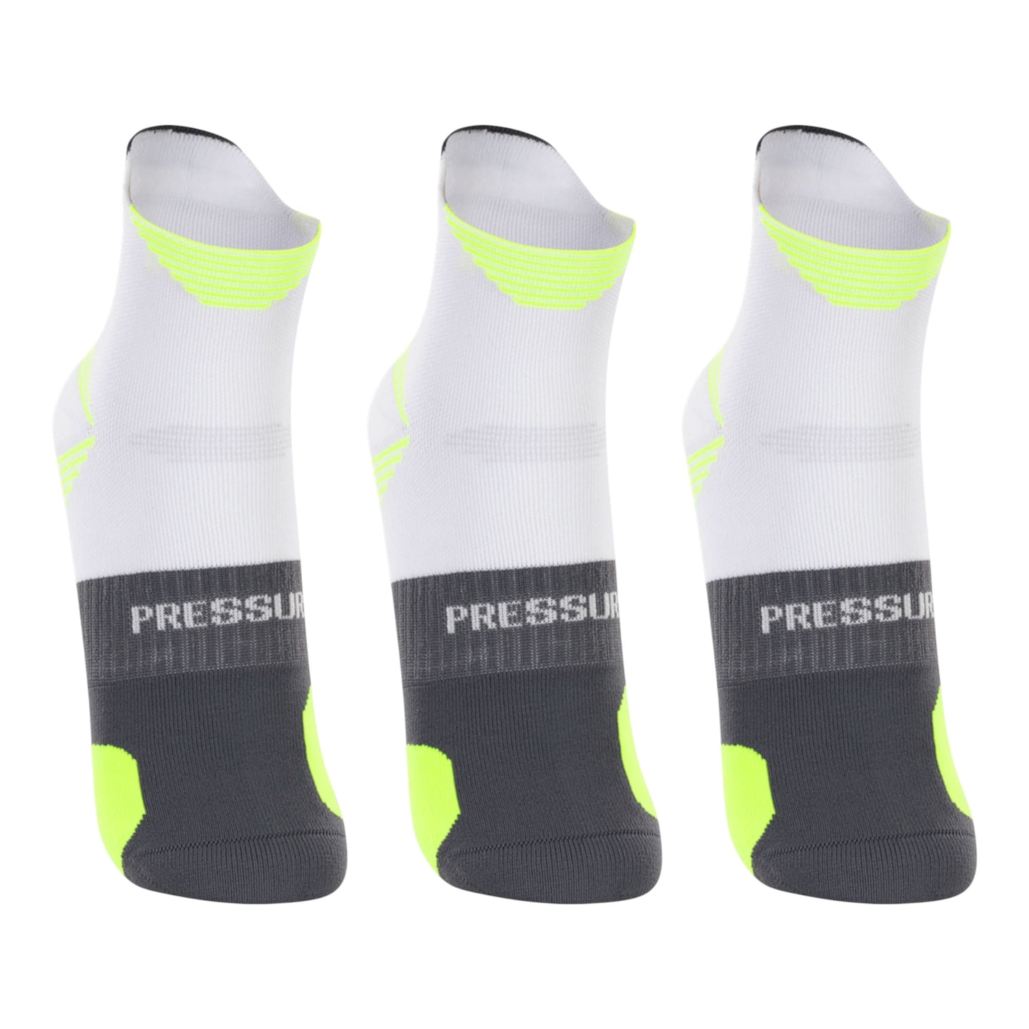 Kit 3 Pares de Meia Running Power Fit Lupo Adulto - Foto 1