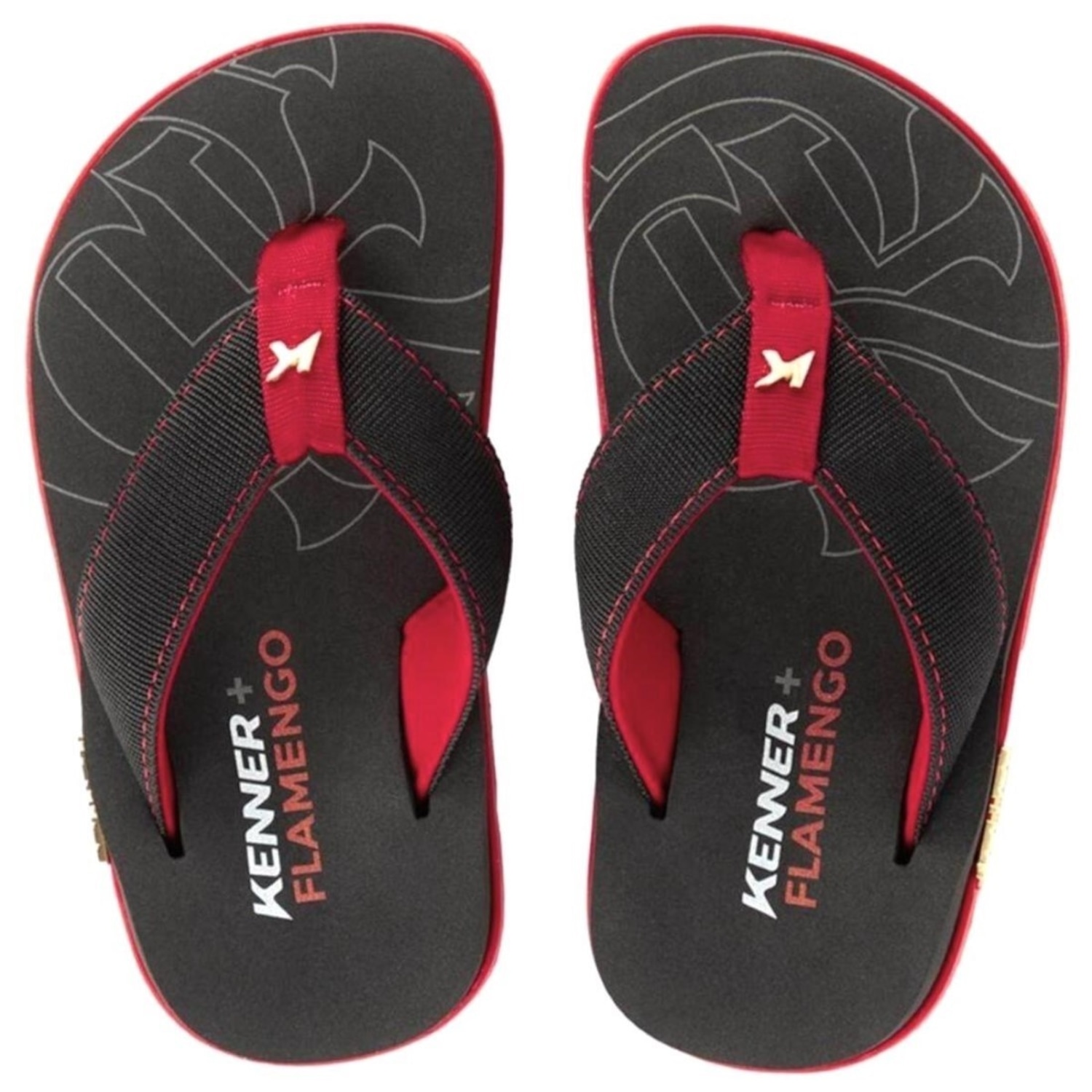 Chinelo do Flamengo Infantil Kenner Kivah Collab - Foto 3