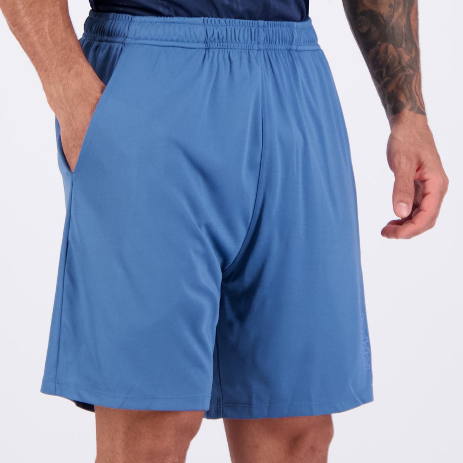 Bermuda Topper Malha Stamp Logo Masculina - Foto 2