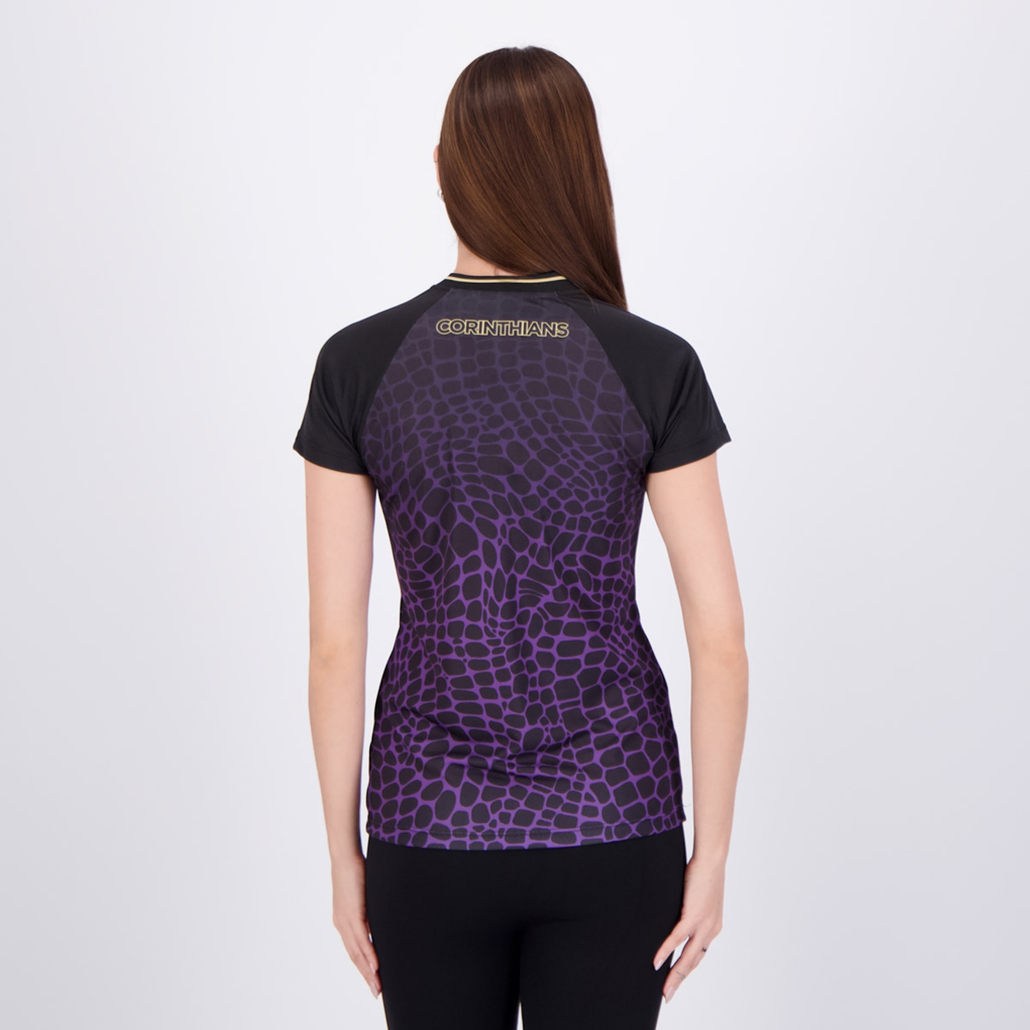 Camisa Corinthians Raglan Dry Feminina - Foto 4