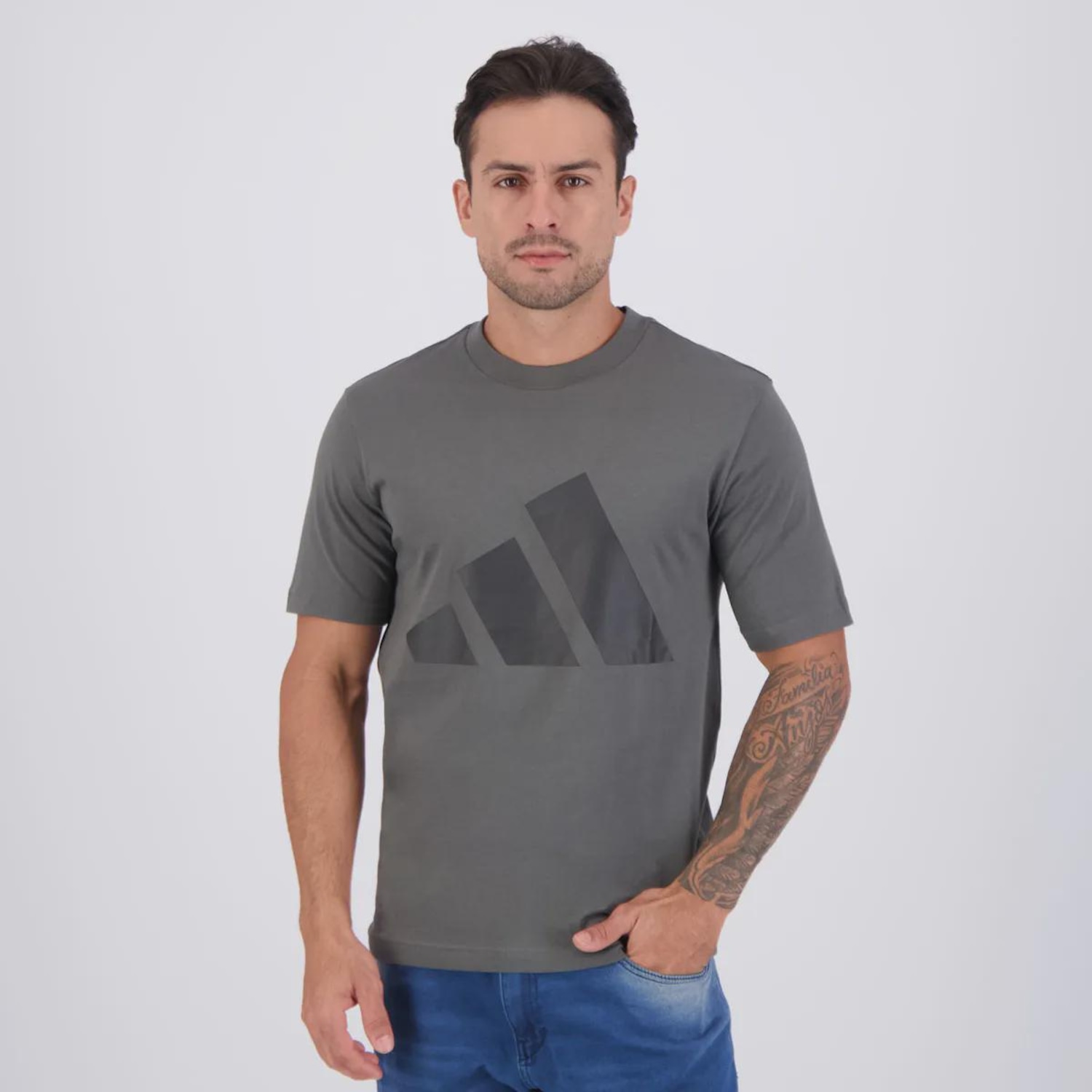 Camiseta adidas Big Logo II Masculina - Foto 1