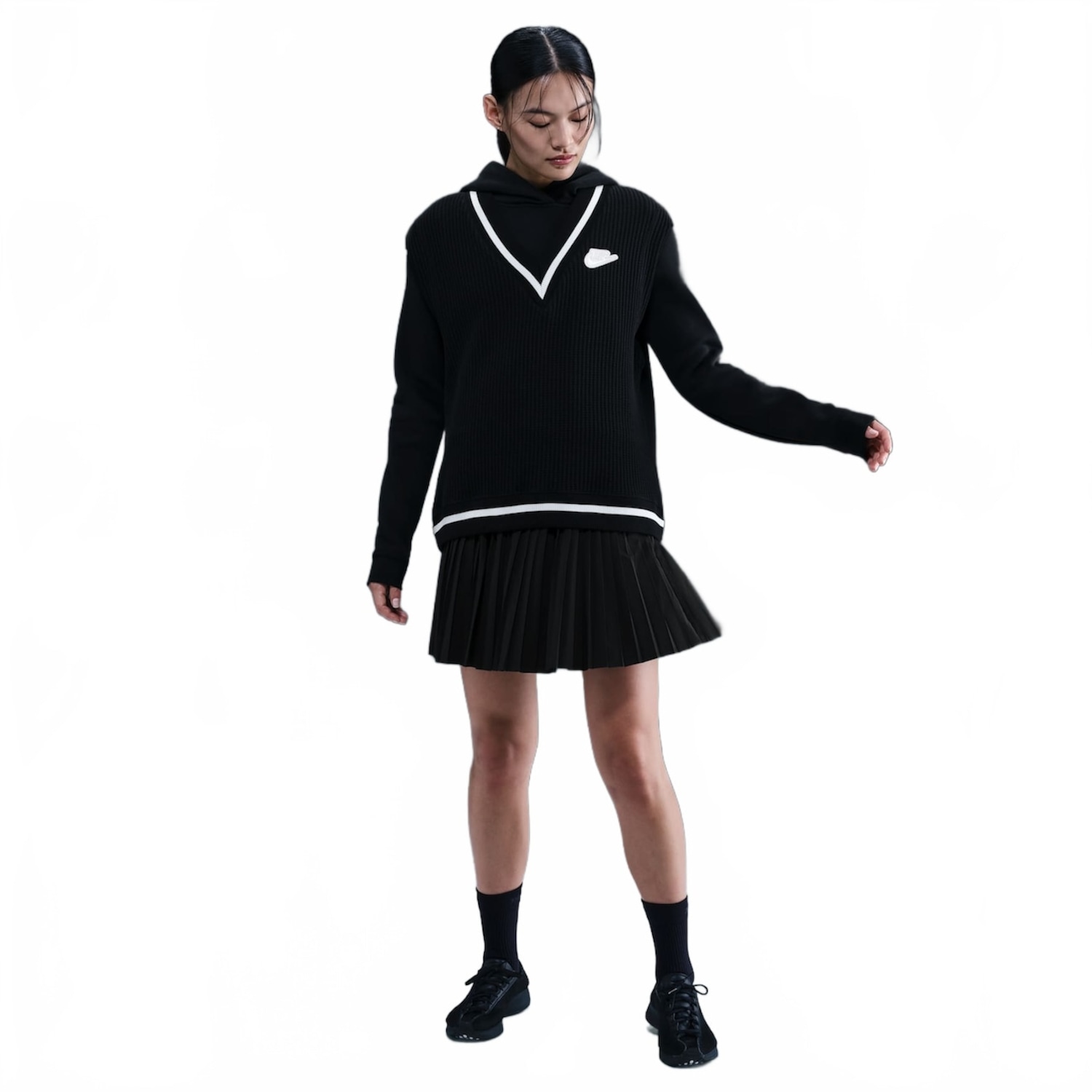 Saia Nike Sportswear Plissada Feminina - Foto 1