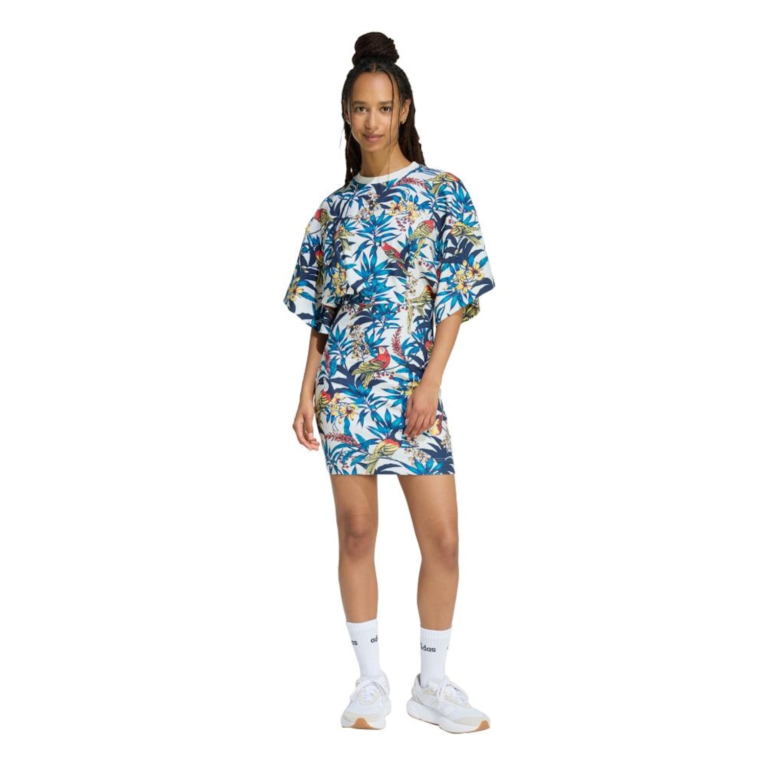 Vestido adidas X Farm Rio adidas Feminino - Foto 1