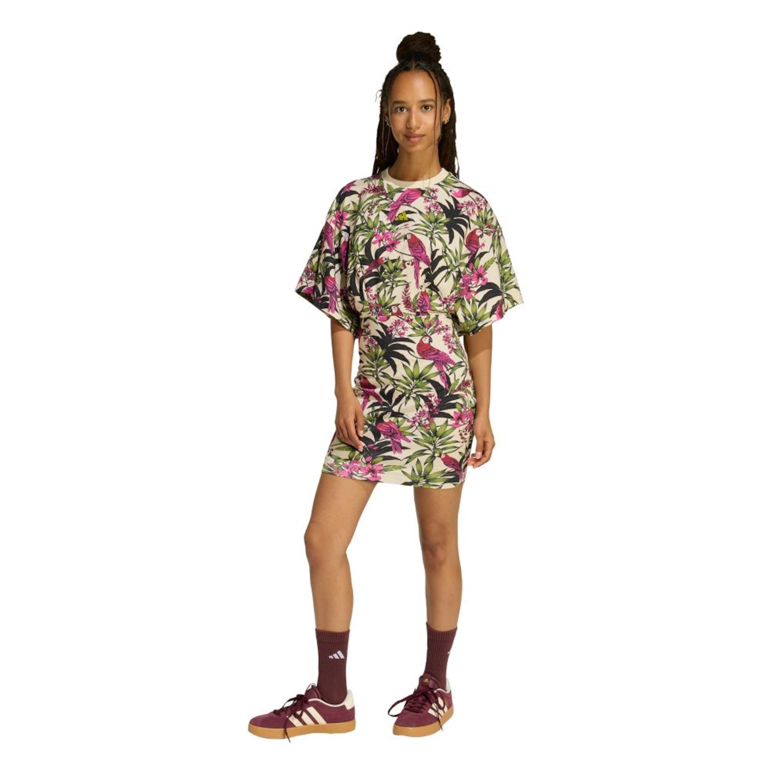Vestido adidas X Farm Rio adidas Feminino - Foto 1