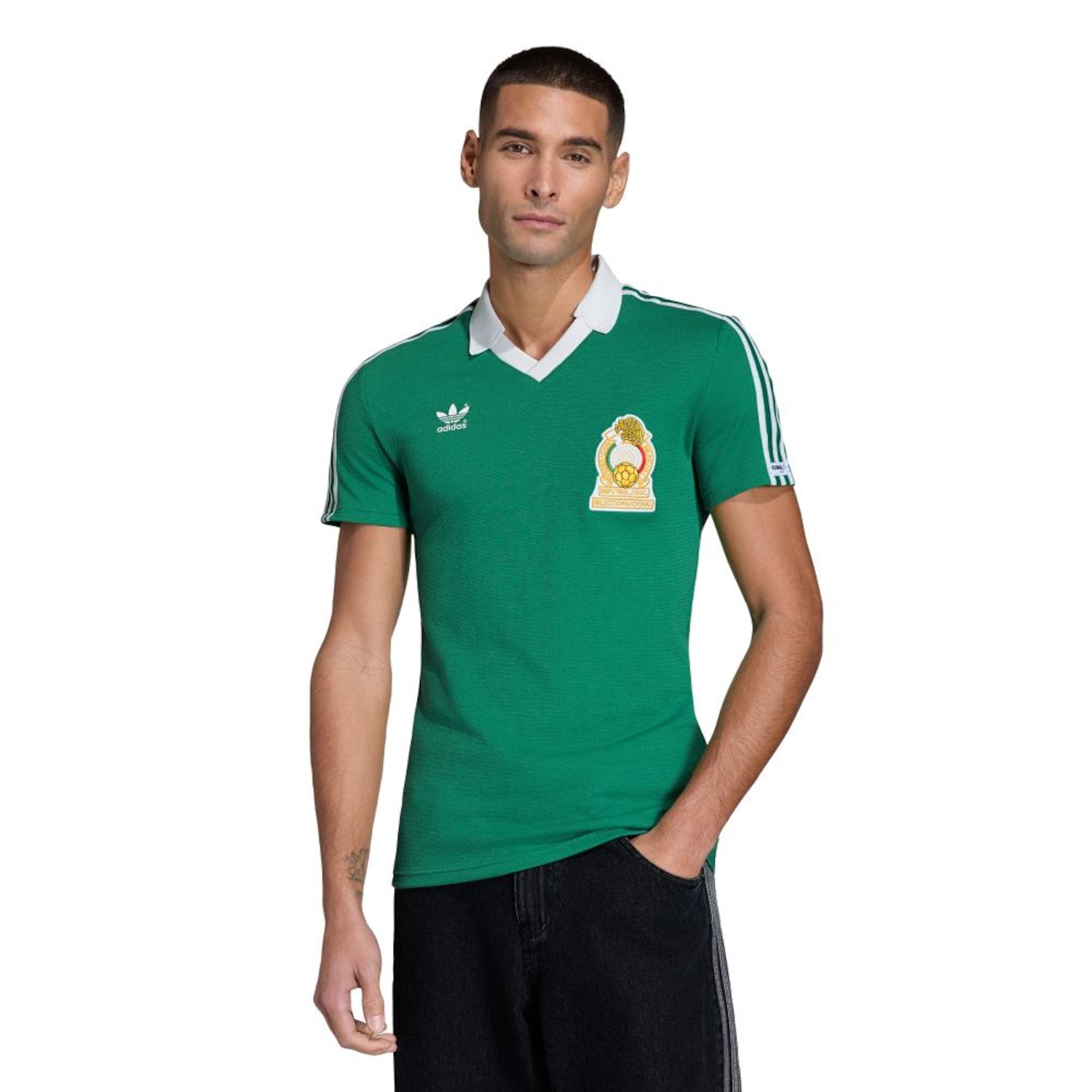 Camisa México I Seleção Nacional 1986 adidas Masculina - Foto 1