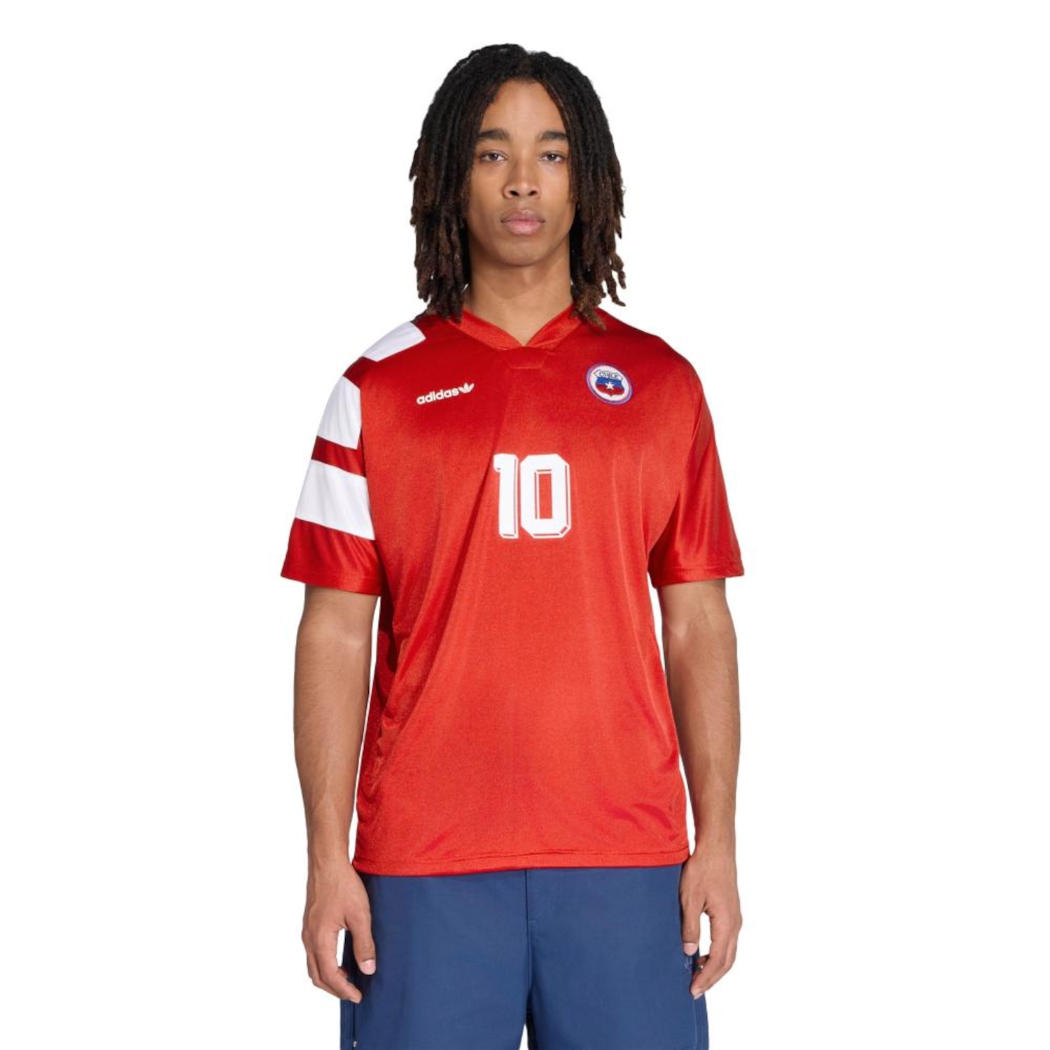 Camisa Chile I Seleção 1994 adidas Masculina - Foto 1