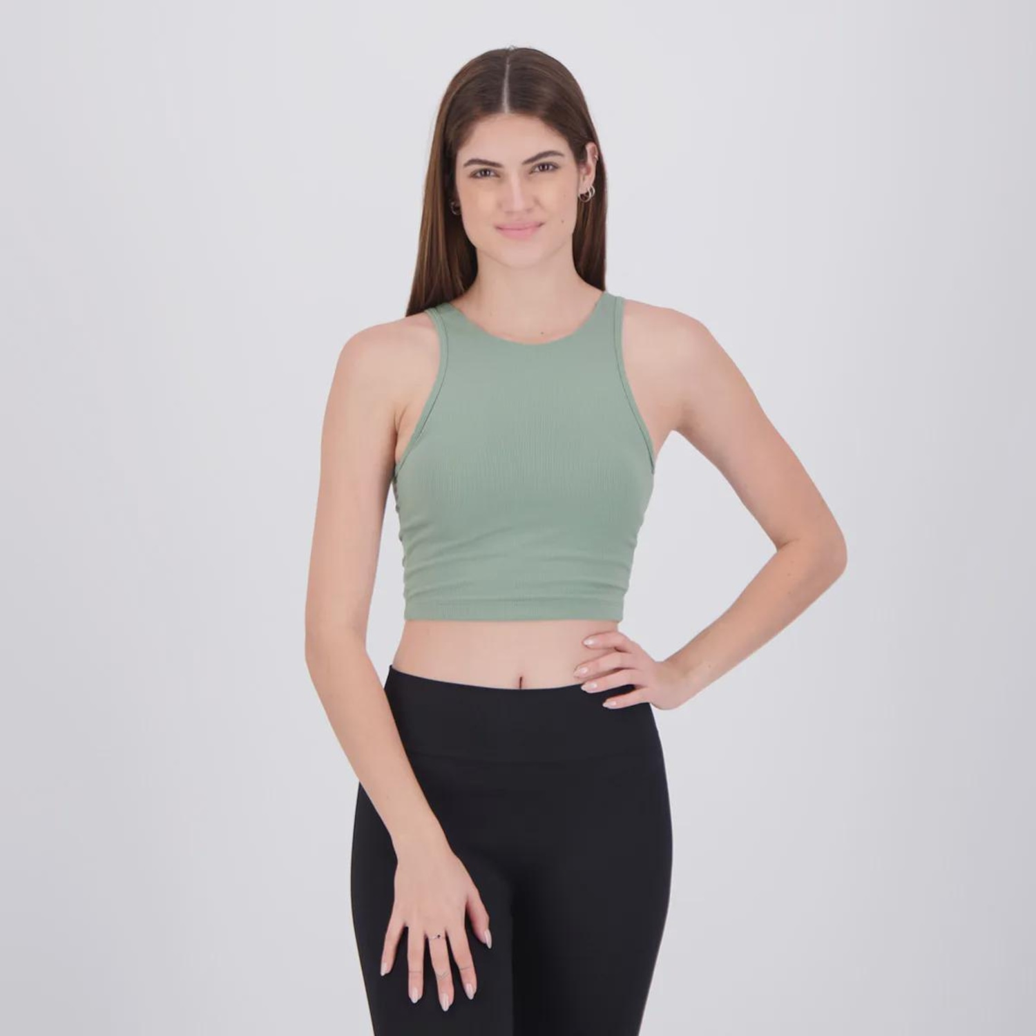 Top Fila Long Life Ribbed Feminino - Foto 1